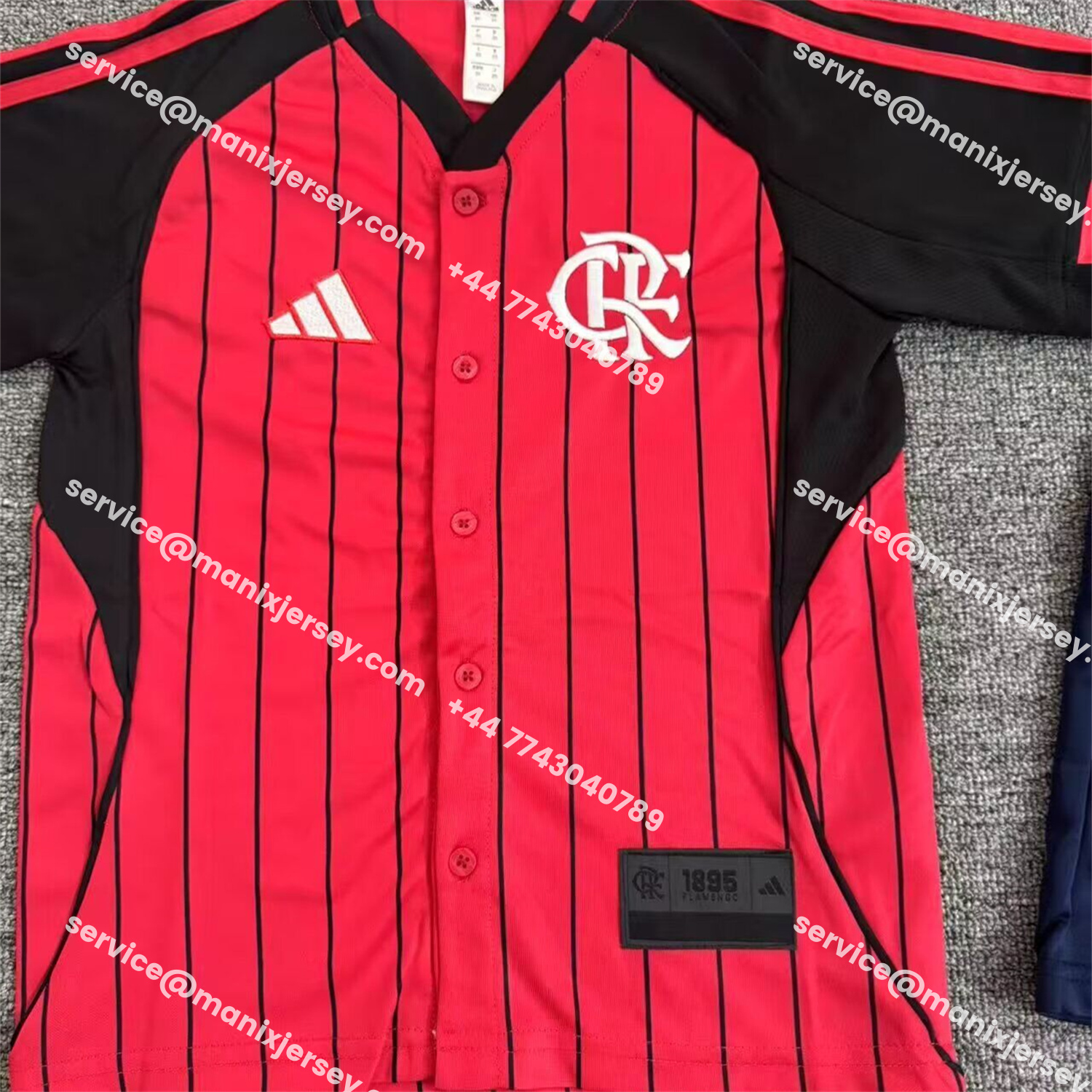 ManixJersey.com | Flamengo 25-26 Baseball Kids Kit -Customize Name, Number and Patch | Worldwide Shipping