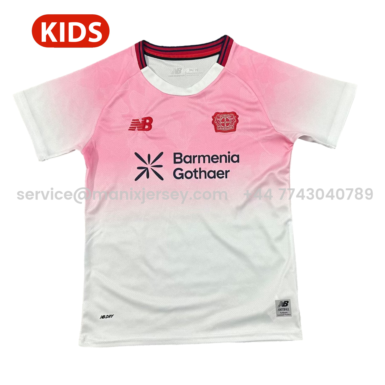 ManixJersey.com | Bayer 04 Leverkusen 25-26 Away Kids Kit -Customize Name, Number and Patch | Worldwide Shipping