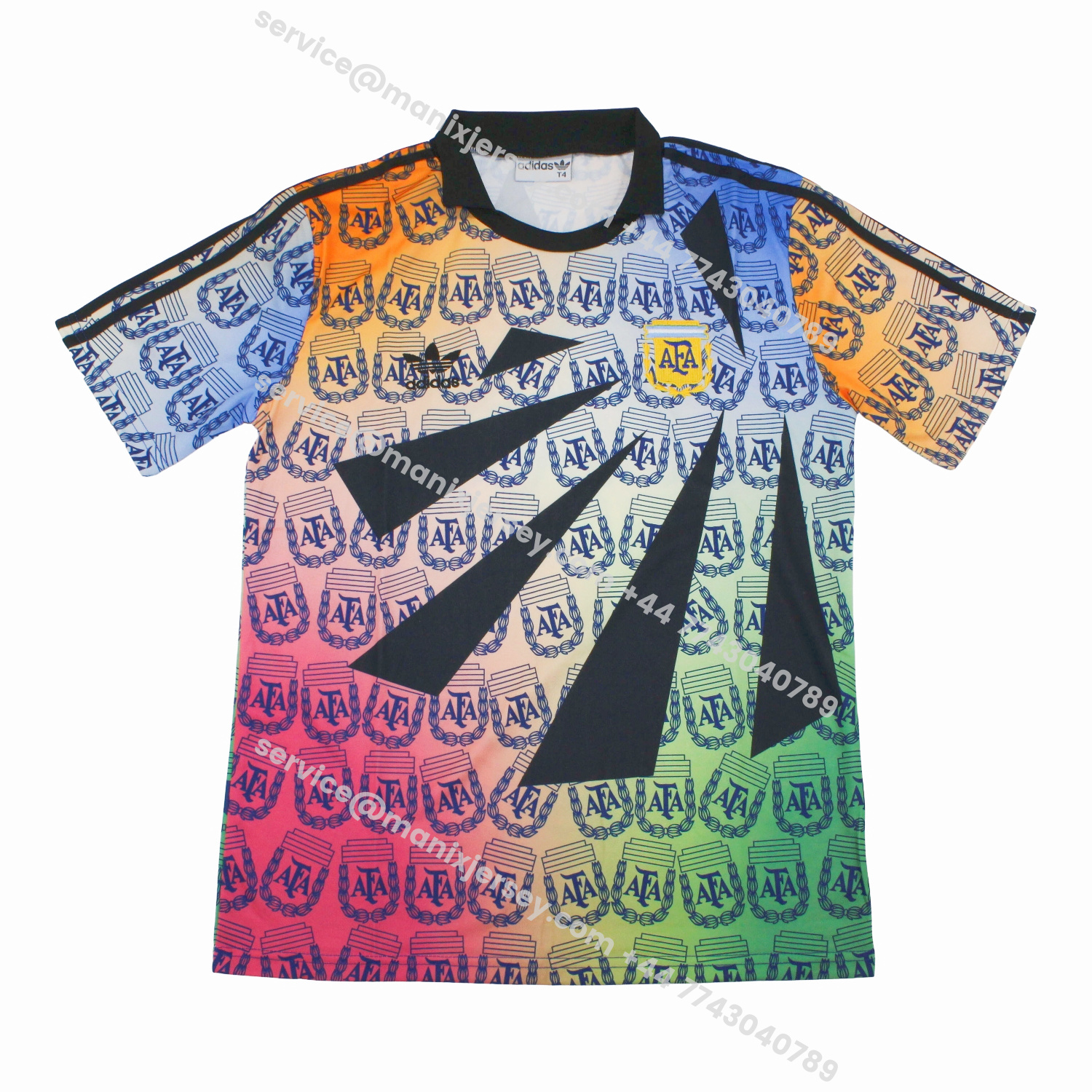 ManixJersey.com | Retro Argentina 1994 Multicolor Goalkeeper Jersey -Customize Name, Number and Patch | Worldwide Shipping
