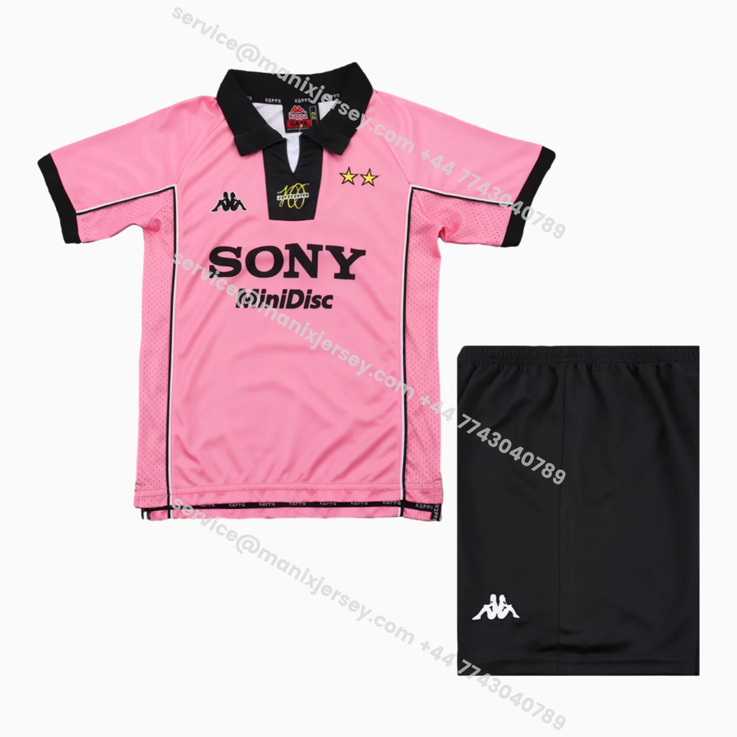 ManixJersey.com | Retro Juventus 1997-98 Away Kids Kit -Customize Name, Number and Patch | Worldwide Shipping