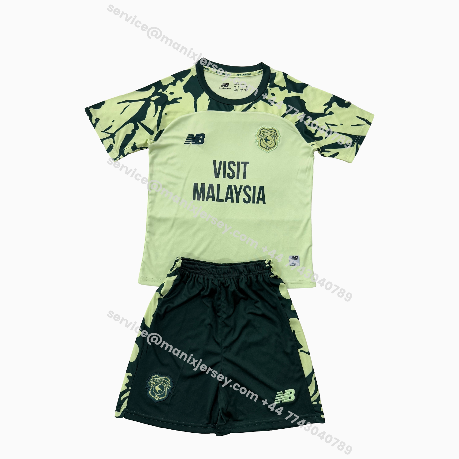 ManixJersey.com | Cardiff City 25-26 Away Men's Adult Jersey Set - Fans Version -Customize Name, Number and Patch | Worldwide Shipping