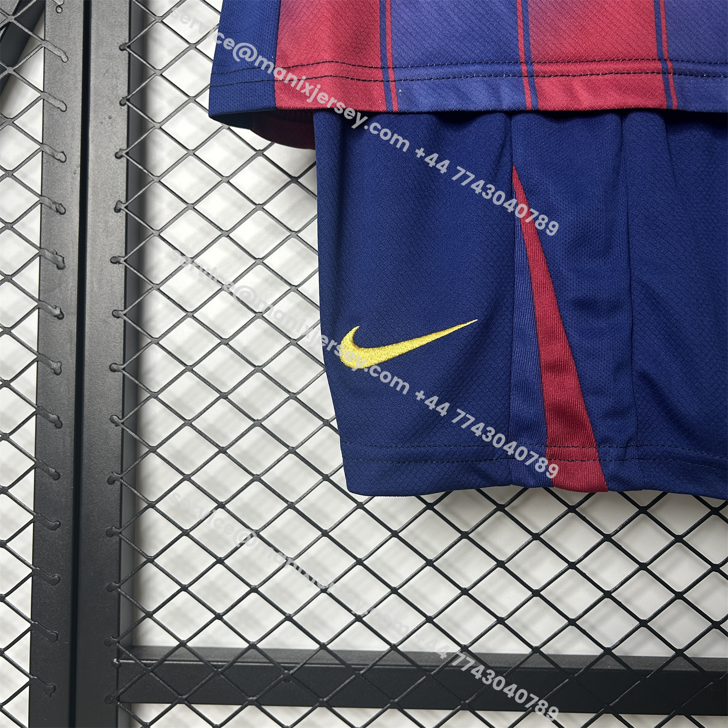 ManixJersey.com | Barcelona 25-26 Ed Sheeran Home Special Kids Kit - Fans Version -Customize Name, Number and Patch | Worldwide Shipping