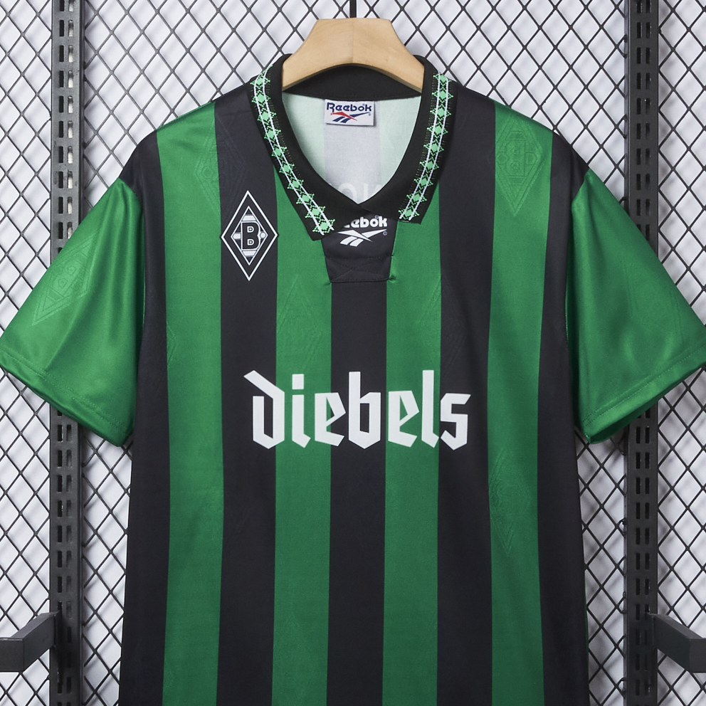 ManixJersey.com | Retro Borussia Mönchengladbach 1995-96 Away Jersey -Customize Name, Number and Patch | Worldwide Shipping