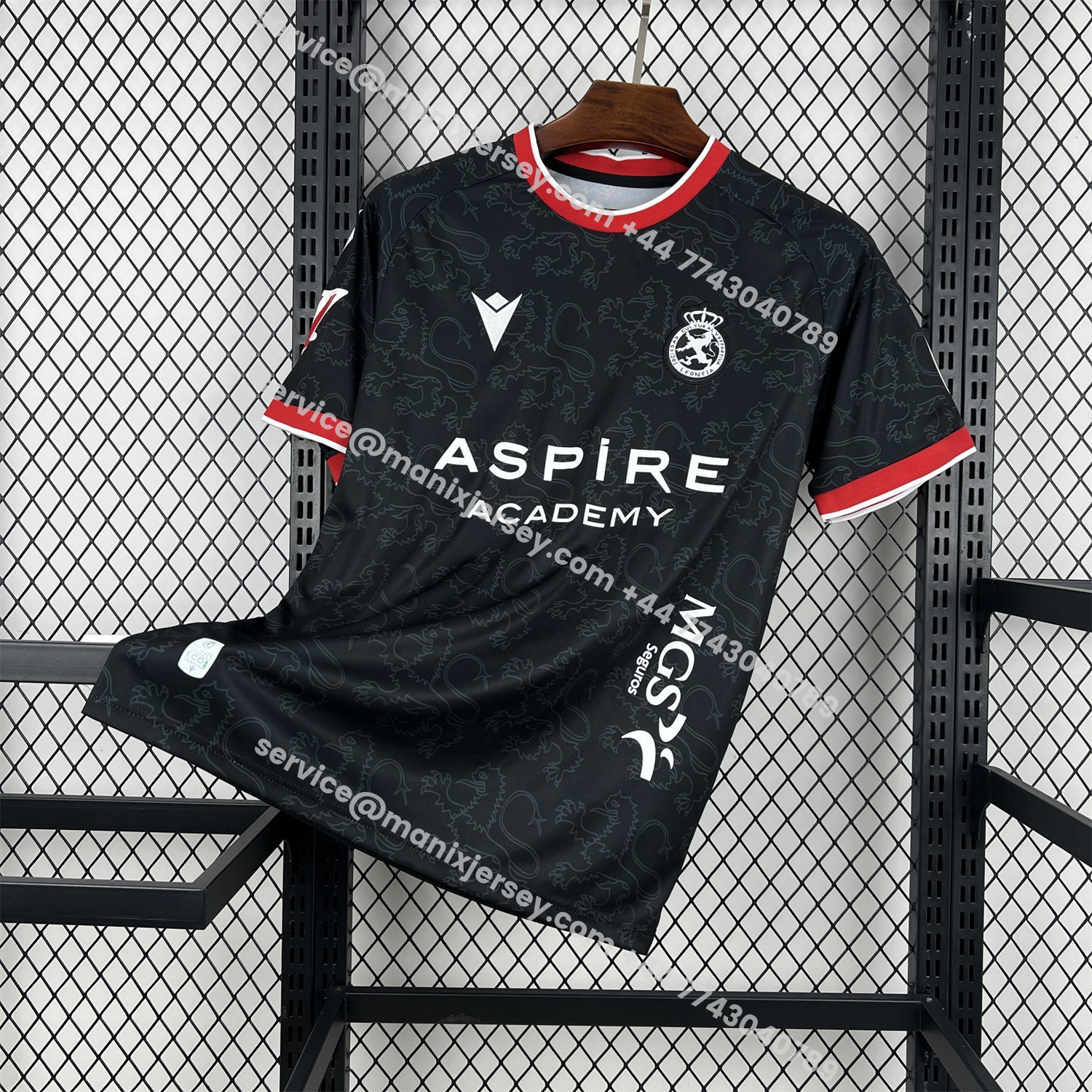 ManixJersey.com | Cultural Leonesa 25-26 Away Black Jersey - Fans Version -Customize Name, Number and Patch | Worldwide Shipping