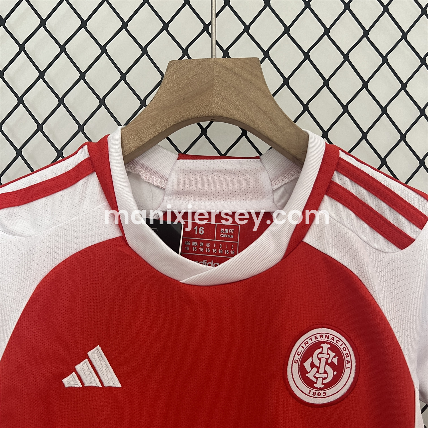 ManixJersey.com | SC Internacional 24-25 Home Kids Kit -Customize Name, Number and Patch | Worldwide Shipping