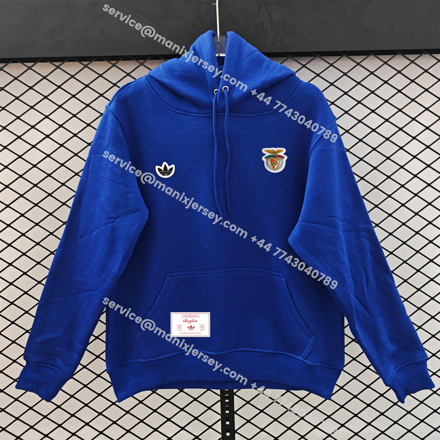 ManixJersey.com | Benfica 25-26 Originals Terrace Icon Unisex Pullover Hoodie -Customize Name, Number and Patch | Worldwide Shipping