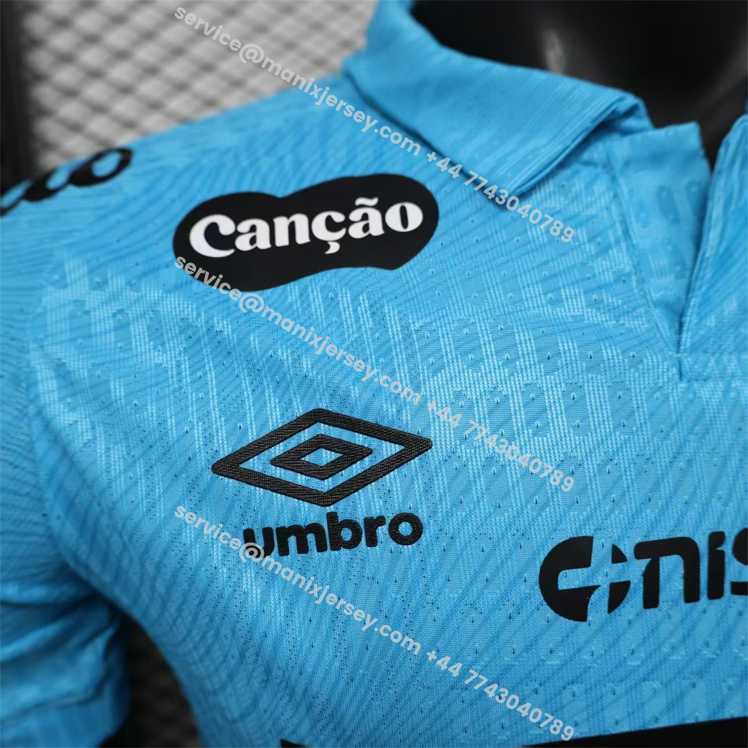 ManixJersey.com | Santos 25-26 Third Blue Jersey - Play Version -Customize Name, Number and Patch | Worldwide Shipping