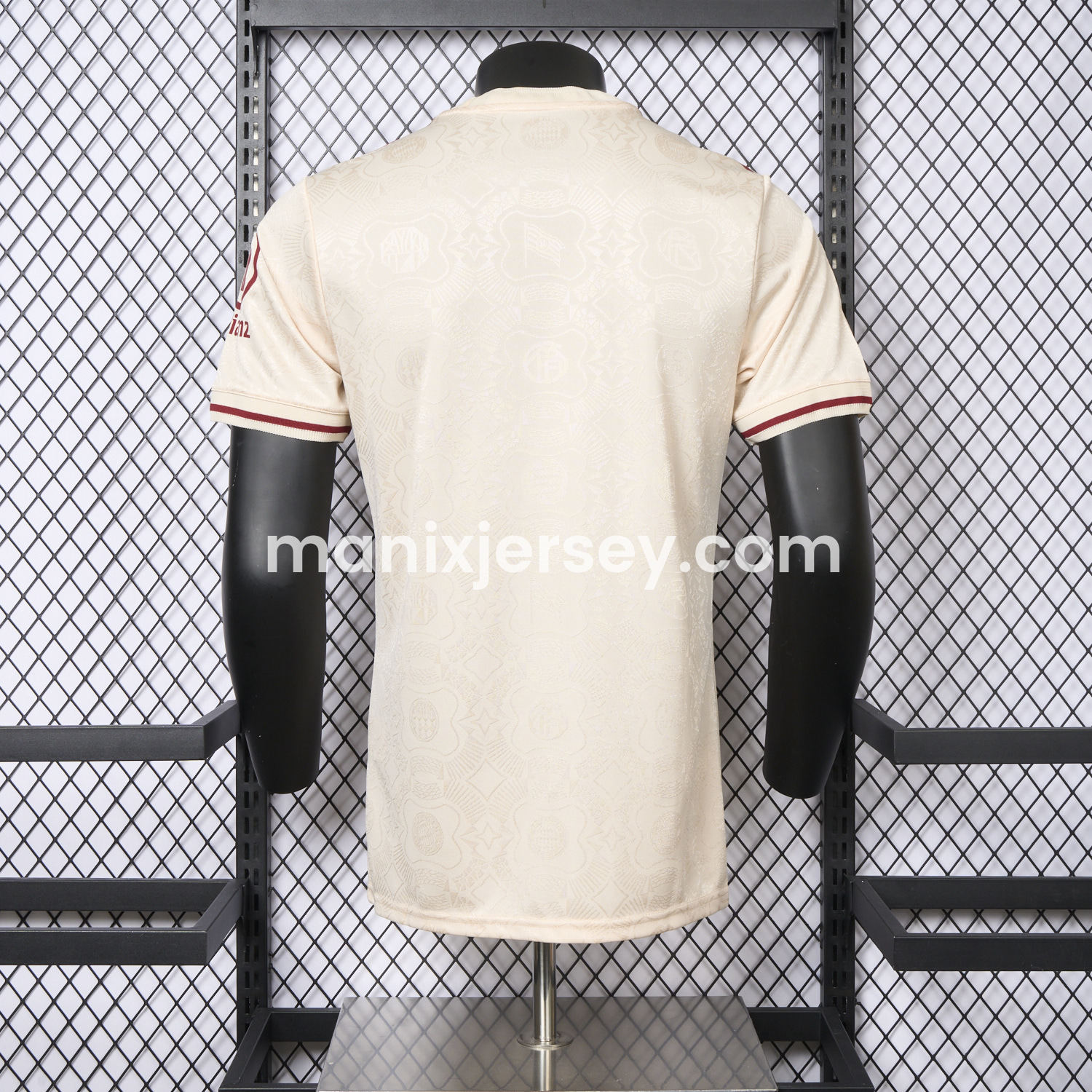 ManixJersey.com | Bayern Munich 2025 Apricot 125th Anniversary Jersey - Player Version -Customize Name, Number and Patch | Worldwide Shipping