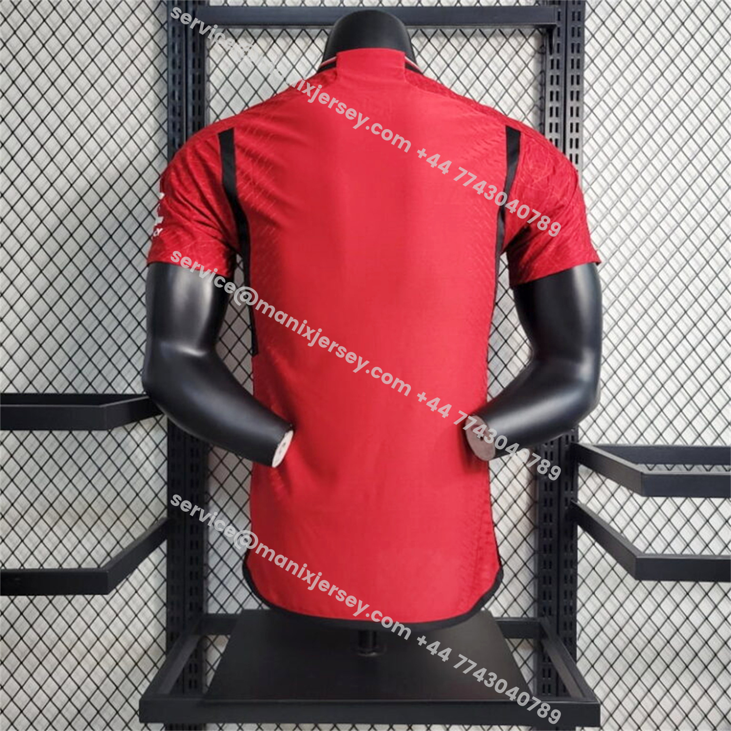 ManixJersey.com | Retro Manchester United 2023-24 Home Red Jersey - Player Version -Customize Name, Number and Patch | Worldwide Shipping