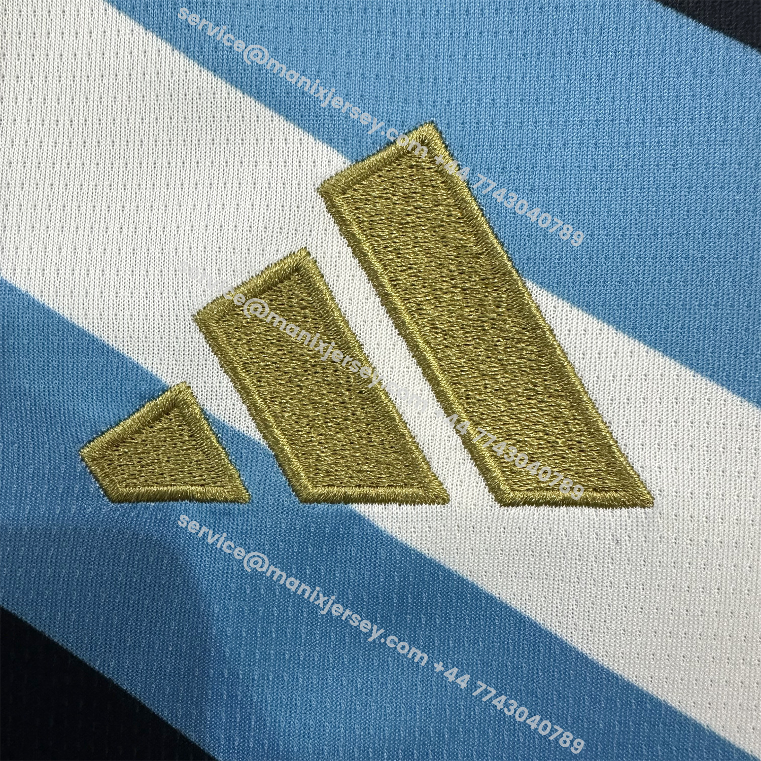 ManixJersey.com | Argentina 2026 Blue Shoulder Stripes Special Jersey - Fans Version -Customize Name, Number and Patch | Worldwide Shipping