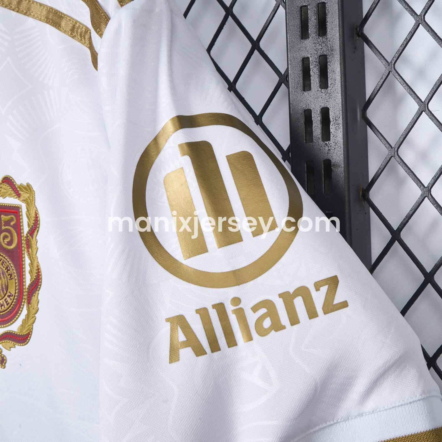 ManixJersey.com | Bayern Munich 2025 White 125th Anniversary Jersey - Fans Version -Customize Name, Number and Patch | Worldwide Shipping