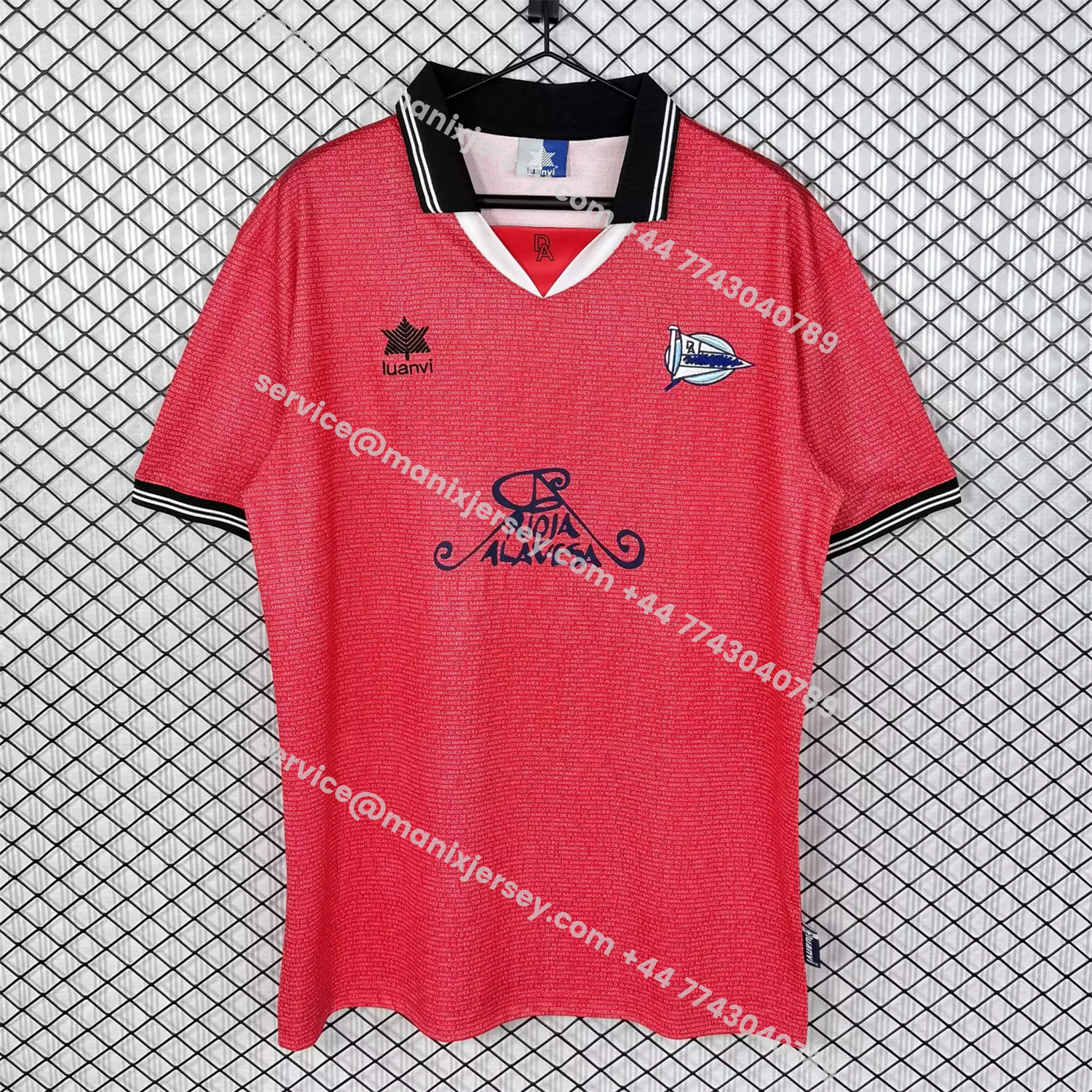 ManixJersey.com | Retro Deportivo Alavés 2000-01 UEFA Cup Away Jersey -Customize Name, Number and Patch | Worldwide Shipping