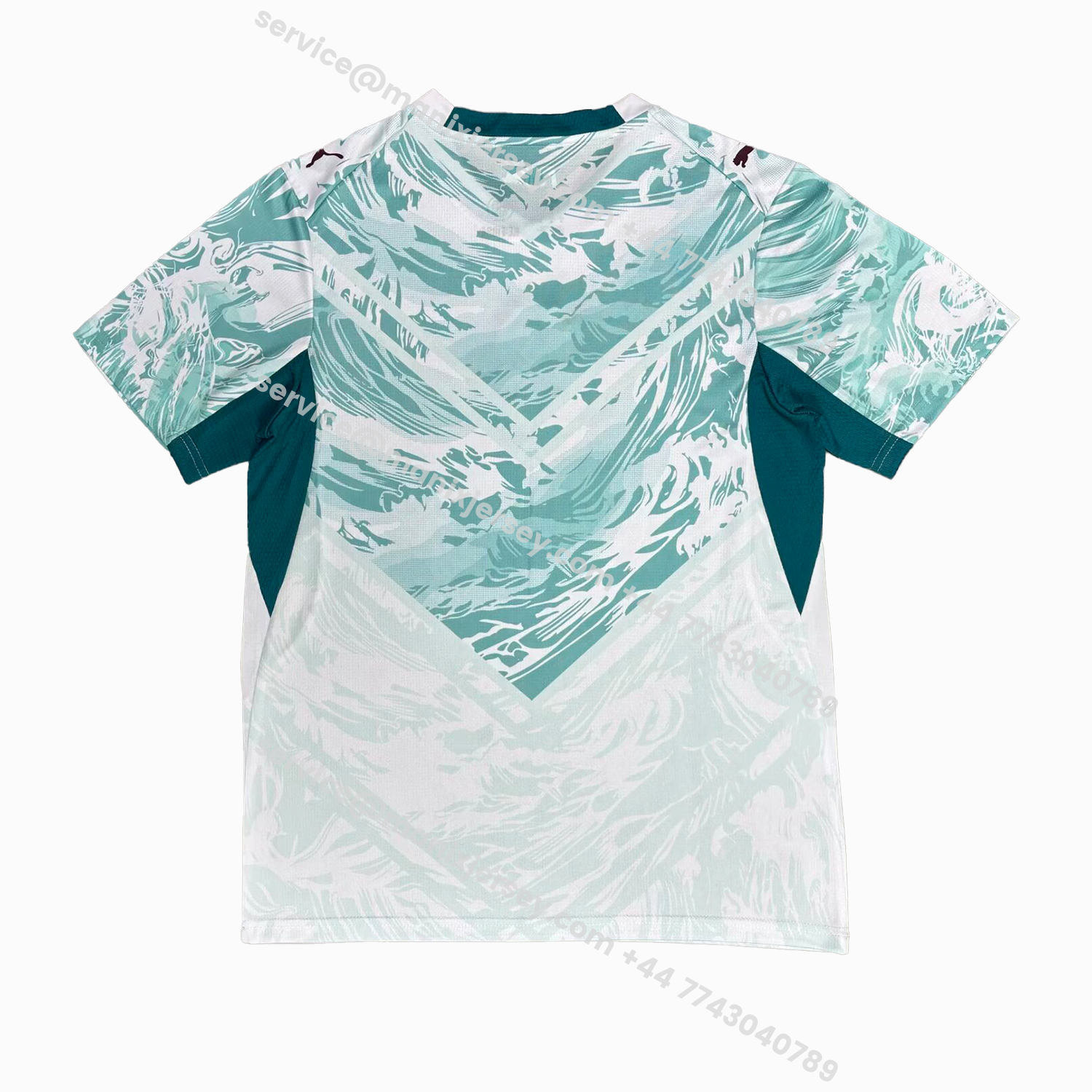 ManixJersey.com | Portugal 2026 Away White And Cyan Jersey - Fans Version -Customize Name, Number and Patch | Worldwide Shipping