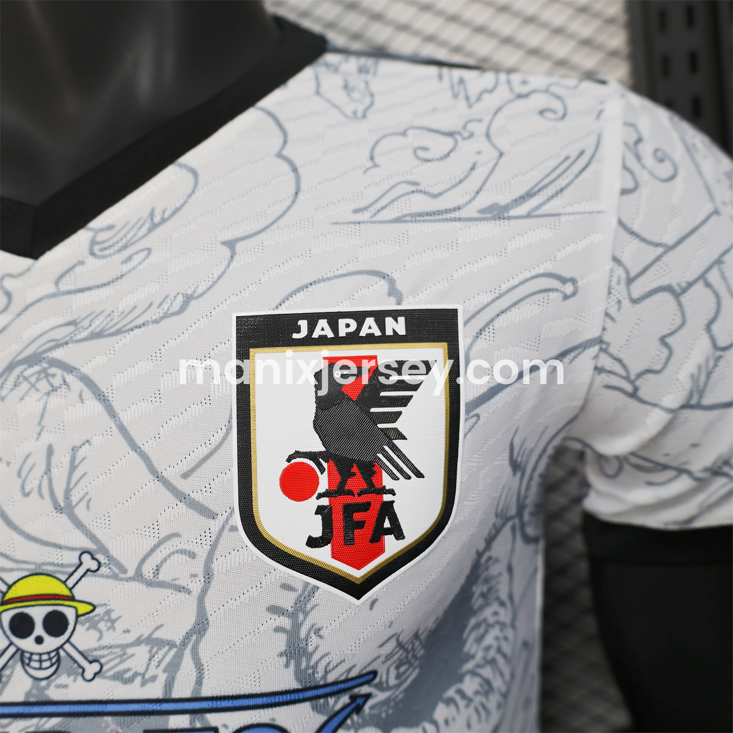 ManixJersey.com | Japan 25-26 One Piece Title White Special Jersey - Player Version -Customize Name, Number and Patch | Worldwide Shipping