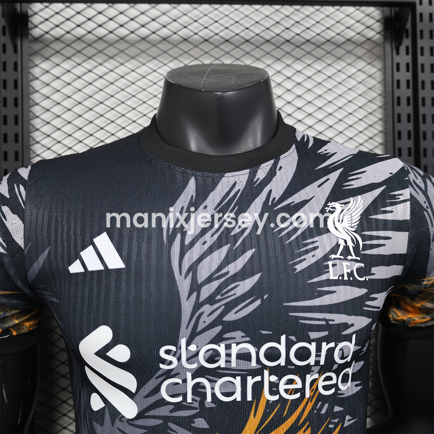 ManixJersey.com | Liver.pool 25-26 Orange Liver.pool Bird Black Special Jersey - Player Version -Customize Name, Number and Patch | Worldwide Shipping