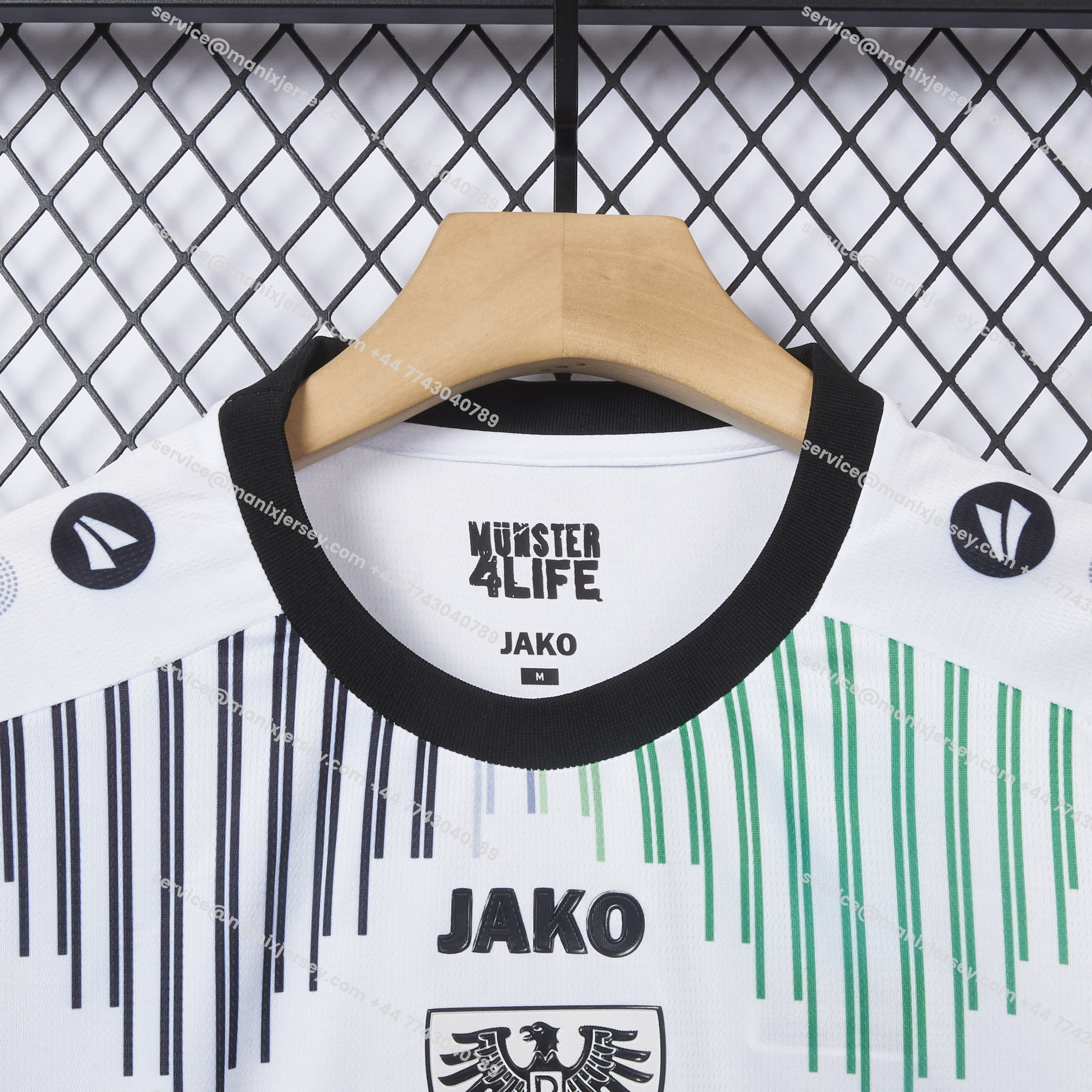 ManixJersey.com | Preussen Munster 25-26 Away Jersey - Fans Version -Customize Name, Number and Patch | Worldwide Shipping