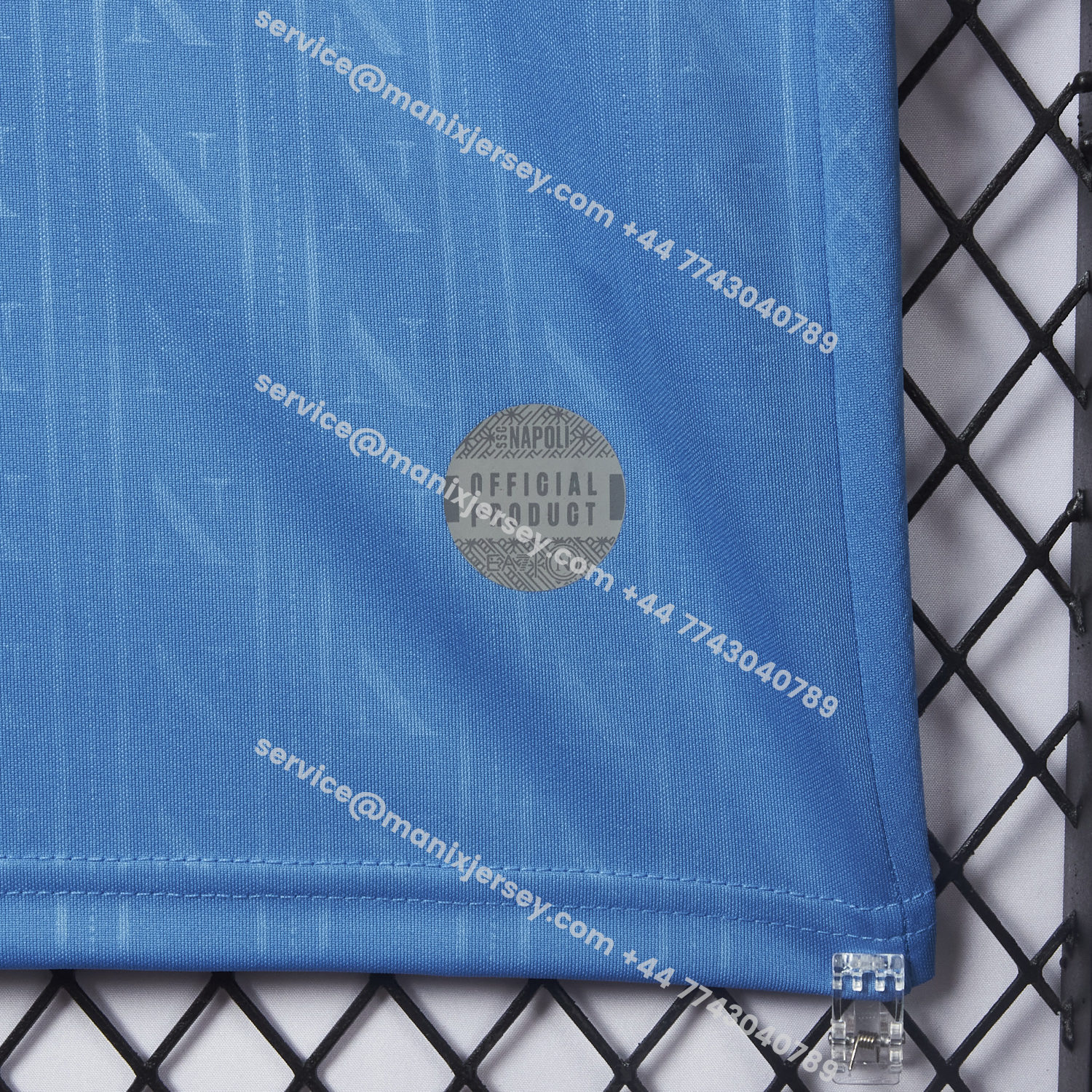 ManixJersey.com | Napoli 25-26 European Home Blue Jersey - Fans Version -Customize Name, Number and Patch | Worldwide Shipping