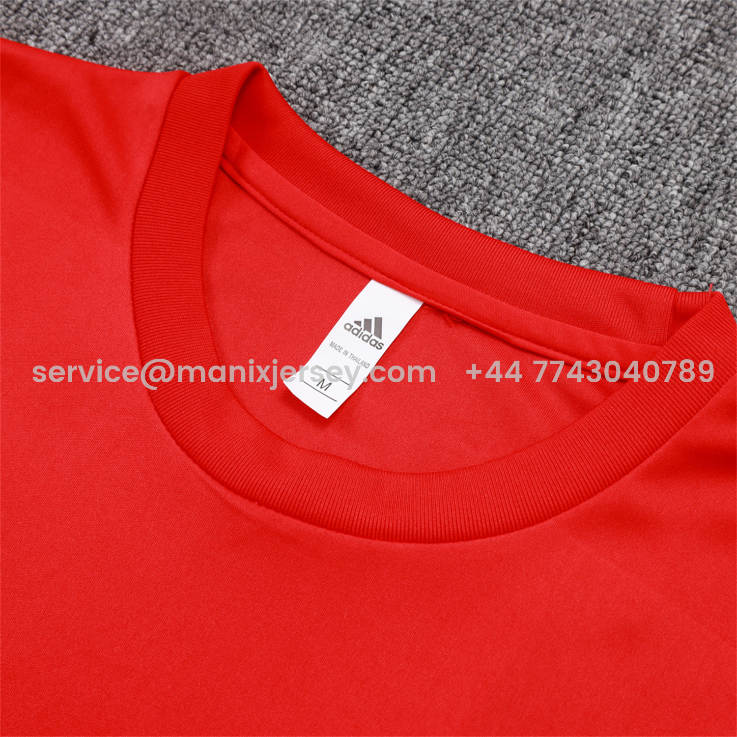 ManixJersey.com | Liver.pool 25-26 Vest Training Set - Red Vest & Black Shorts -Customize Name, Number and Patch | Worldwide Shipping