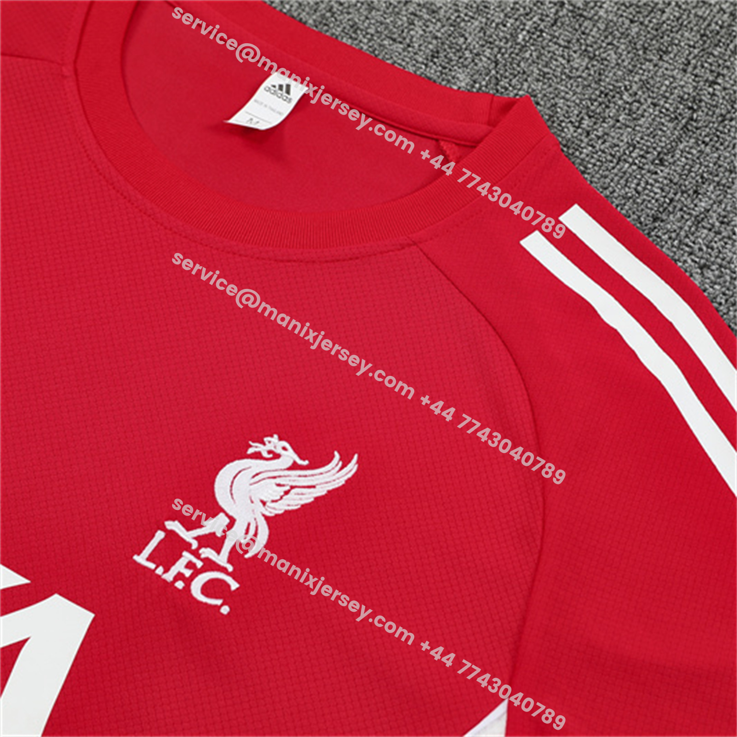 ManixJersey.com | Arsenal 25-26 Short-Sleeve Training Set - Red Top & Black Shorts -Customize Name, Number and Patch | Worldwide Shipping