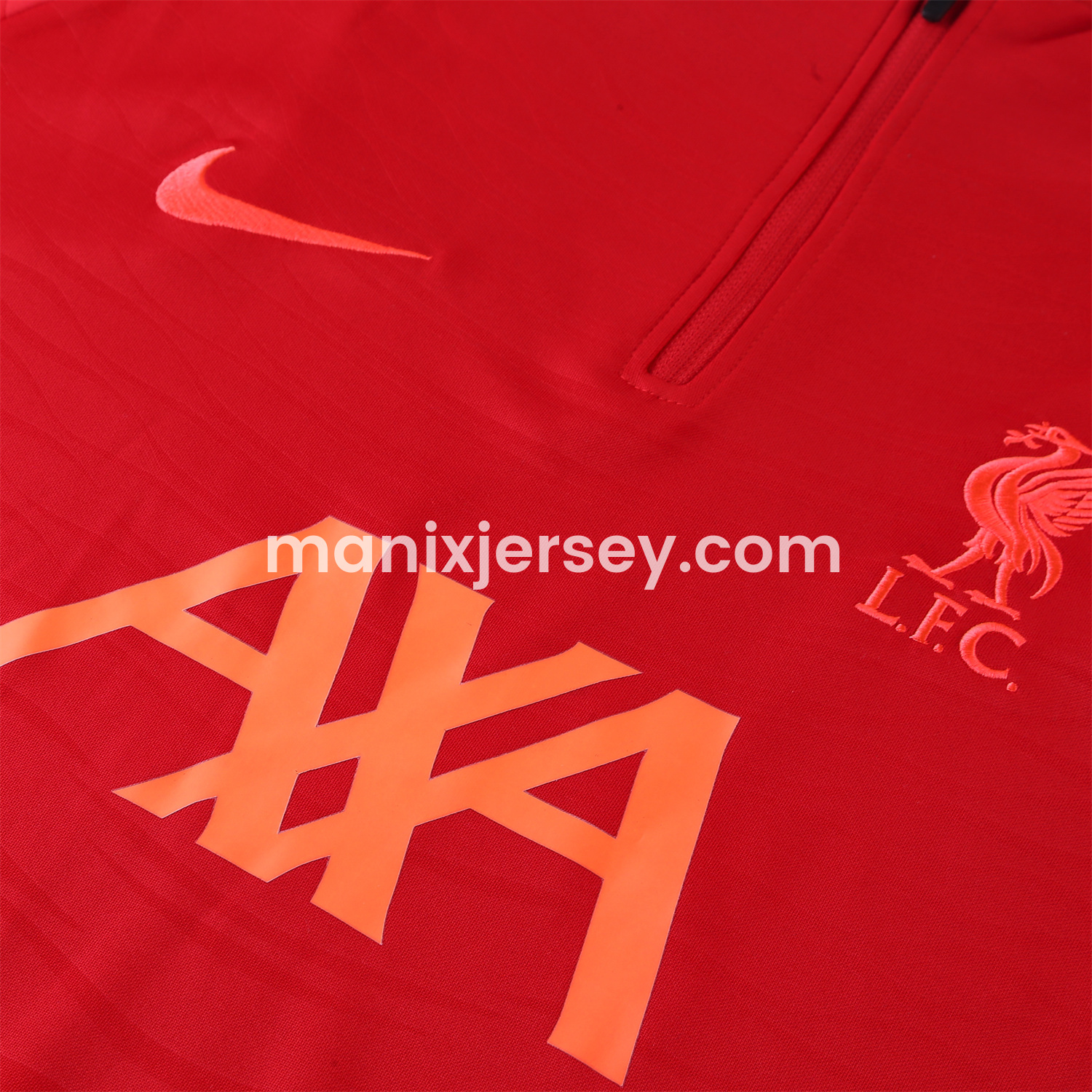 ManixJersey.com | Liver.pool 24-25 Long Sleeve Training Set - Red Top and Pants -Customize Name, Number and Patch | Worldwide Shipping