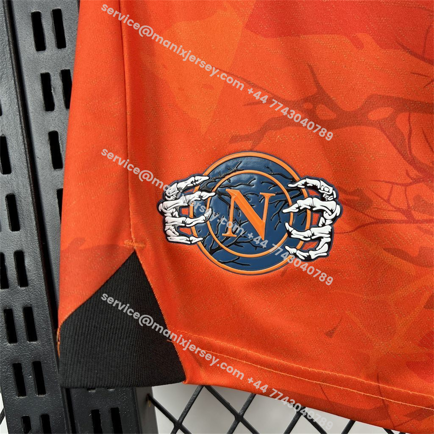 ManixJersey.com | Napoli 25-26 Halloween Orange Shorts - Fans Version -Customize Name, Number and Patch | Worldwide Shipping
