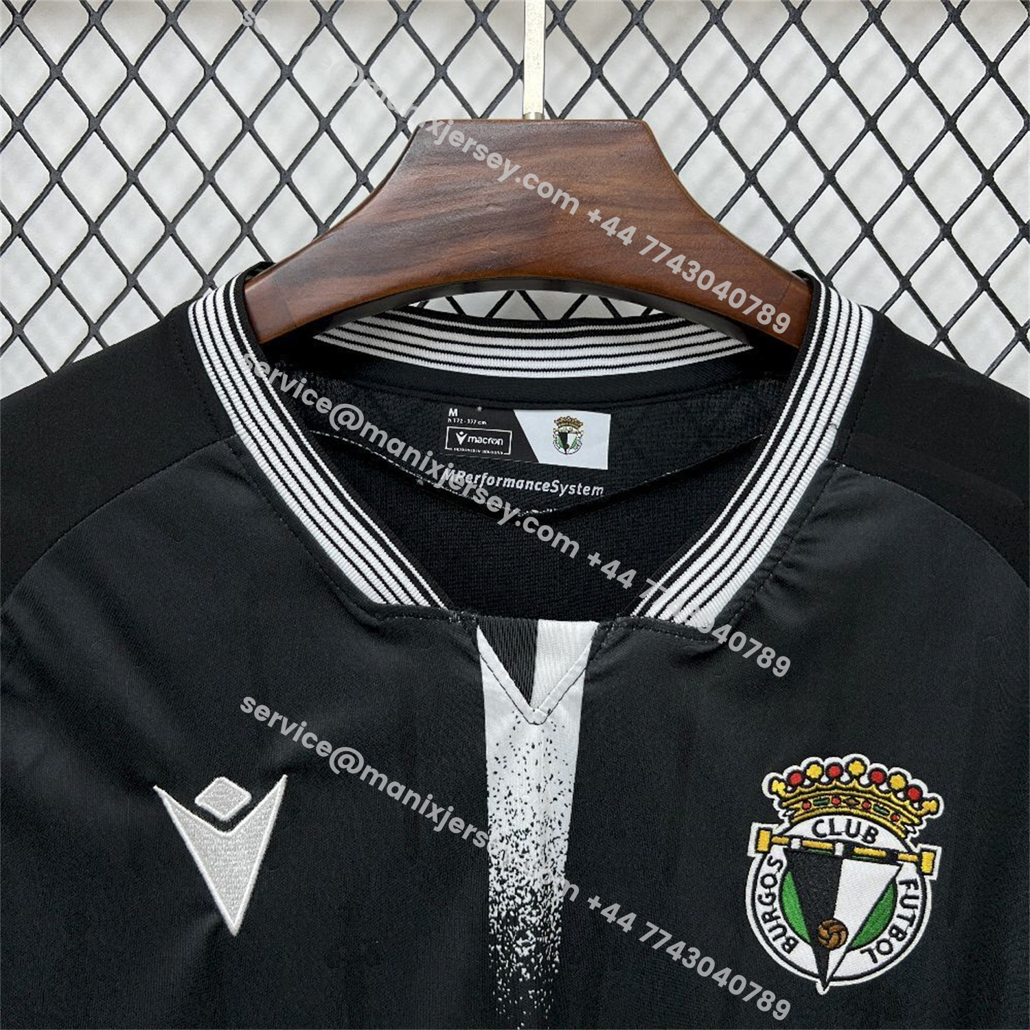 ManixJersey.com | Burgos 25-26 Away Black Jersey - Fans Version -Customize Name, Number and Patch | Worldwide Shipping