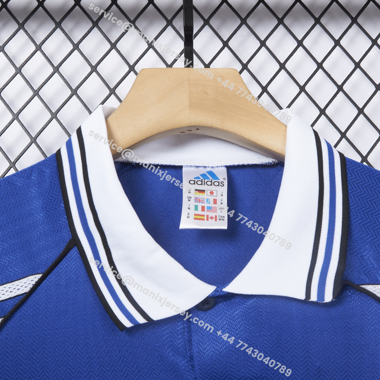 ManixJersey.com | Retro Schalke 04 1998-00 Home Jersey -Customize Name, Number and Patch | Worldwide Shipping