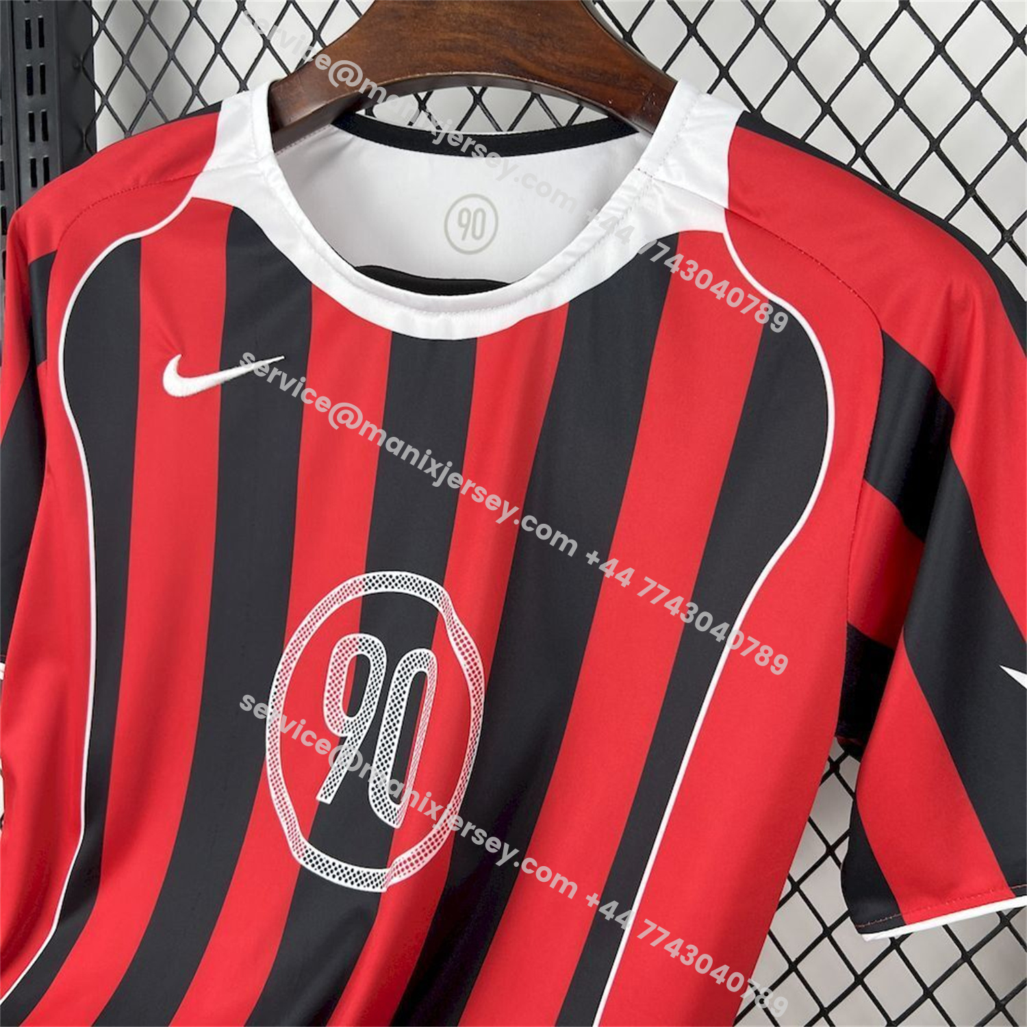 ManixJersey.com | Nike 2026 T90 Black And Red Special Jersey -Customize Name, Number and Patch | Worldwide Shipping