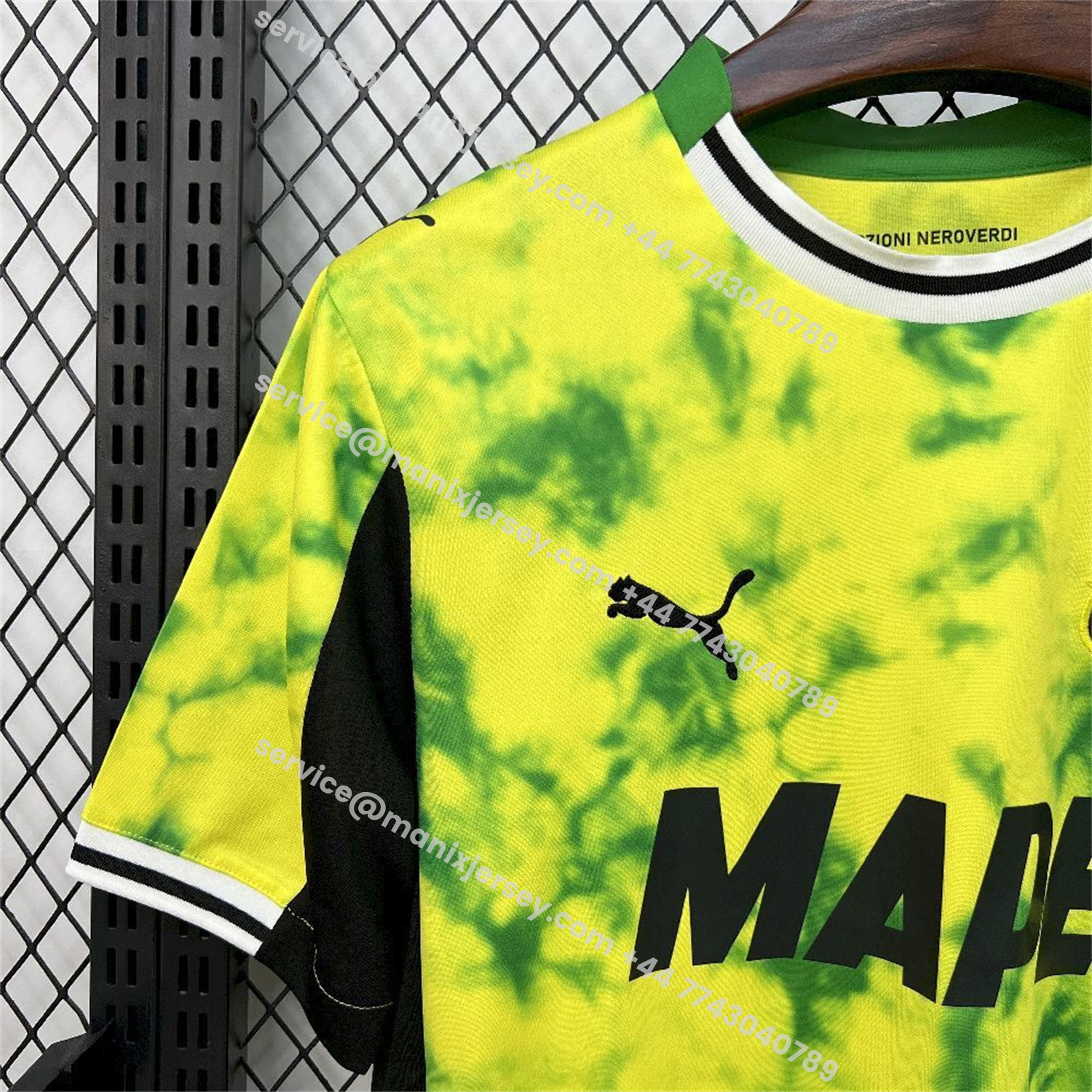 ManixJersey.com | Sassuolo 25-26 Third Jersey - Fans Version -Customize Name, Number and Patch | Worldwide Shipping