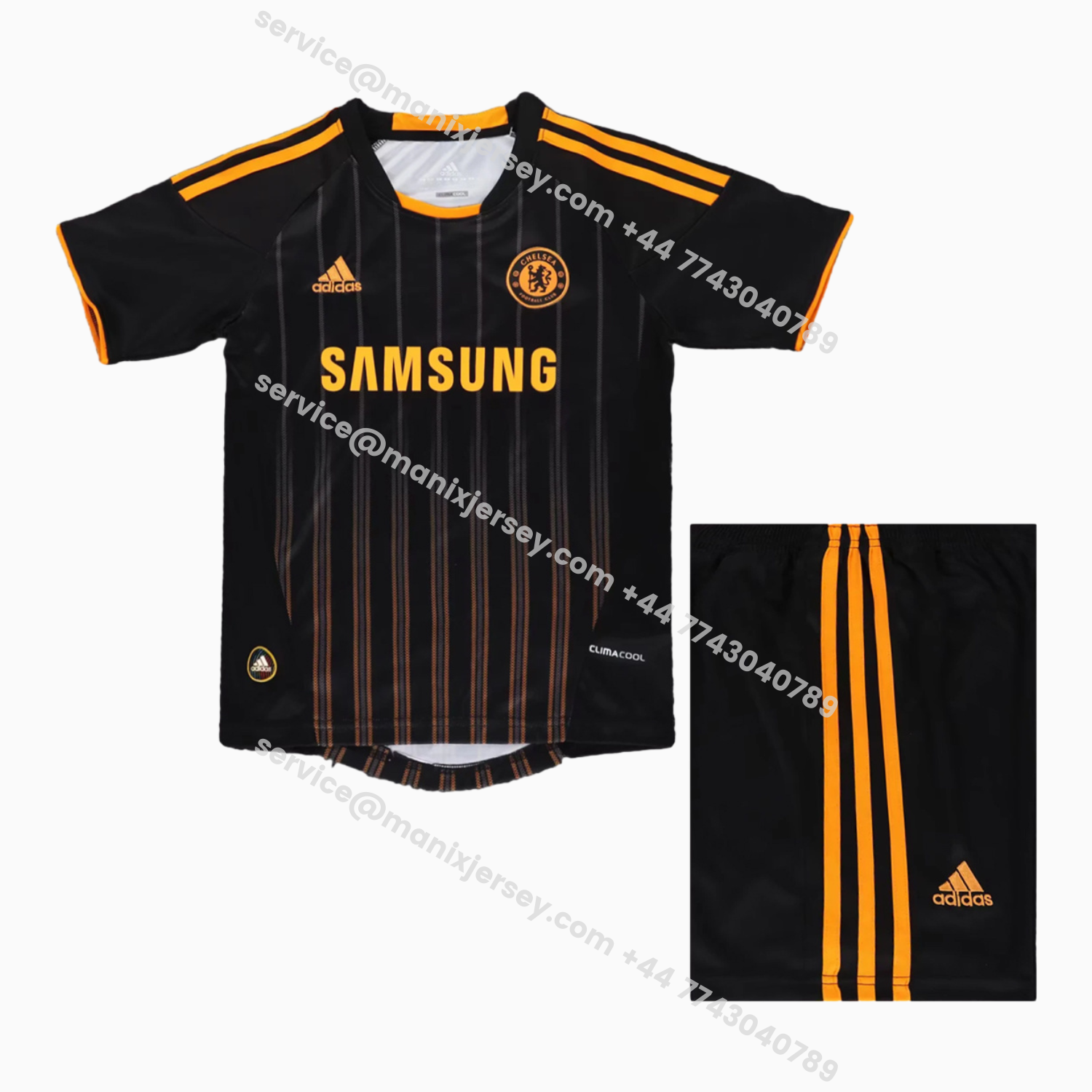 ManixJersey.com | Retro C.H.E.L.S.E.A 2010-11 Away Kids Kit -Customize Name, Number and Patch | Worldwide Shipping