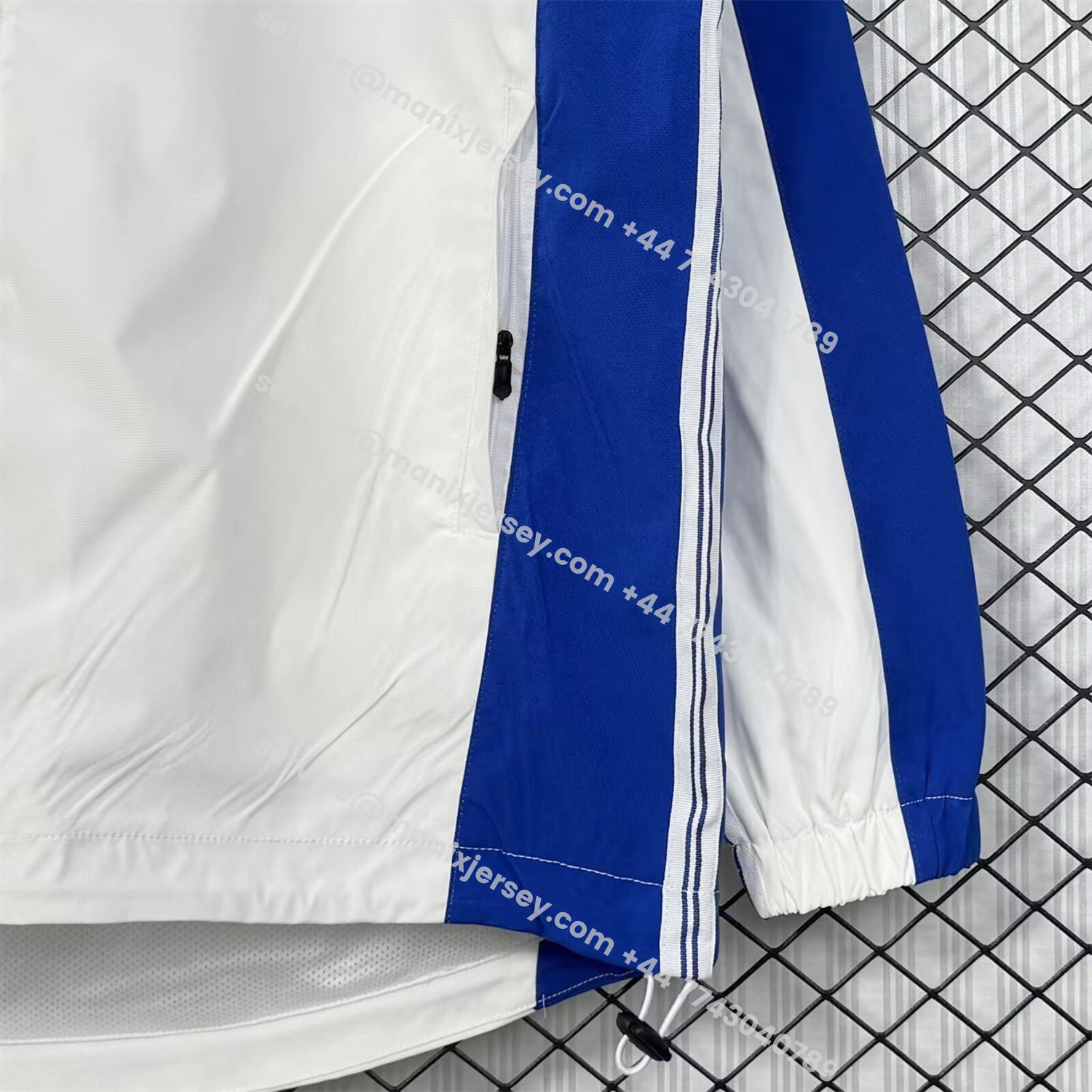 ManixJersey.com | Retro Brazil 1998 White Windbreaker -Customize Name, Number and Patch | Worldwide Shipping