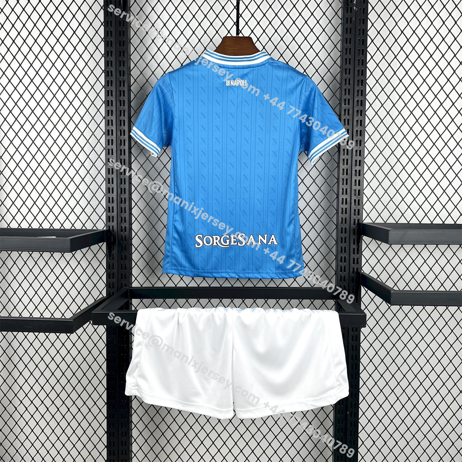 ManixJersey.com | Napoli 25-26 Home Kids Kit -Customize Name, Number and Patch | Worldwide Shipping