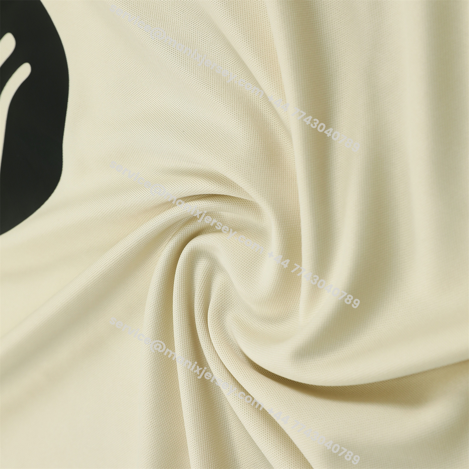 ManixJersey.com | Barcelona 25-26 Short-Sleeve Training Set - Cream Top & Deep Blue Shorts -Customize Name, Number and Patch | Worldwide Shipping