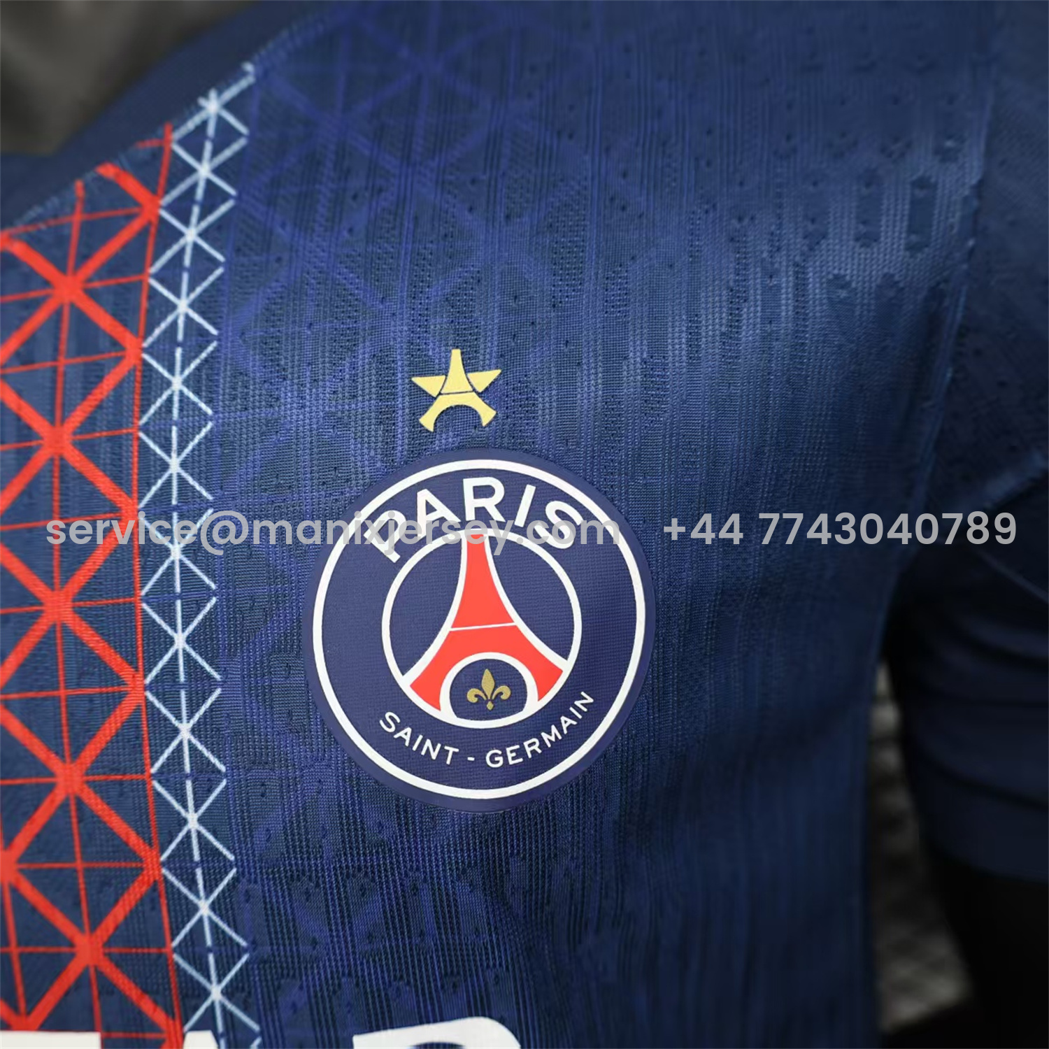 ManixJersey.com | Paris Saint-Germain PSG 25-26 Champions League Commemorative Edition Jersey - Player Version -Customize Name, Number and Patch | Worldwide Shipping