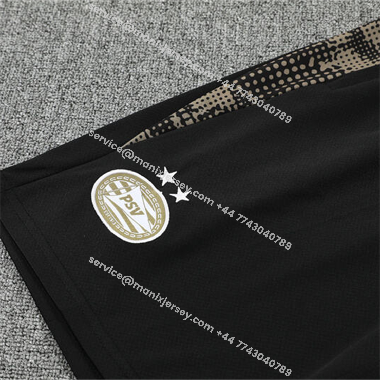 ManixJersey.com | PSV Eindhoven 25-26 Short-Sleeve Training Set - Army Green Top & Black Shorts -Customize Name, Number and Patch | Worldwide Shipping