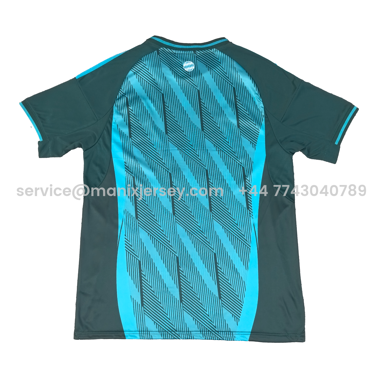 ManixJersey.com | Bayern Munich 25-26 Deep Green Blue Lines Special Edition Jersey - Fans Version -Customize Name, Number and Patch | Worldwide Shipping