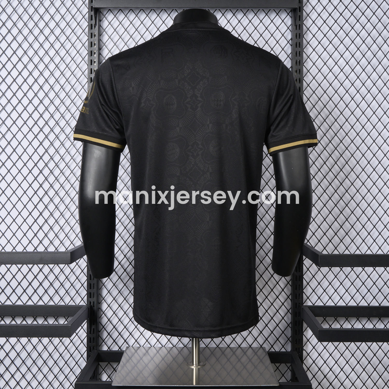ManixJersey.com | Bayern Munich 2025 Black 125th Anniversary Jersey - Player Version -Customize Name, Number and Patch | Worldwide Shipping