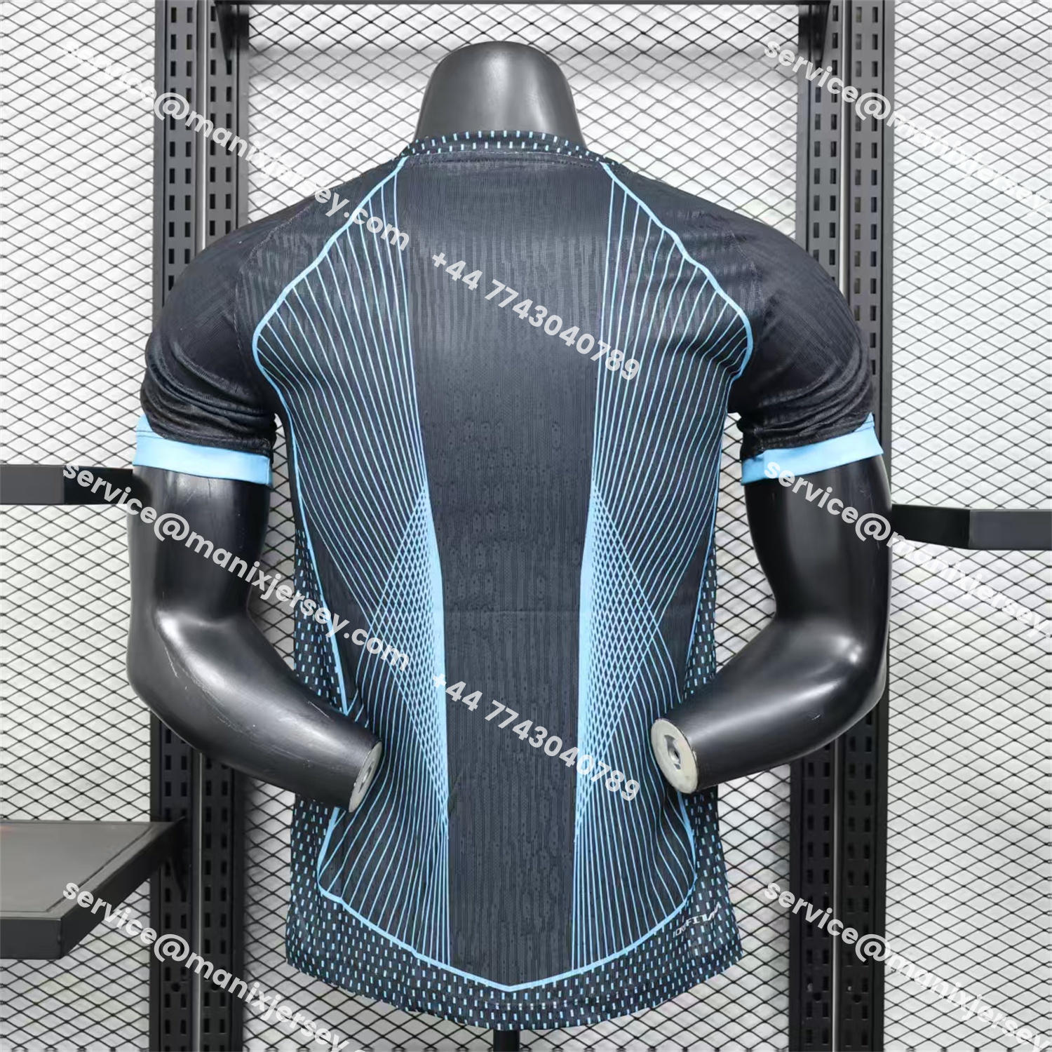 ManixJersey.com | Barcelona 25-26 T90 Black Special Jersey - Player Version -Customize Name, Number and Patch | Worldwide Shipping