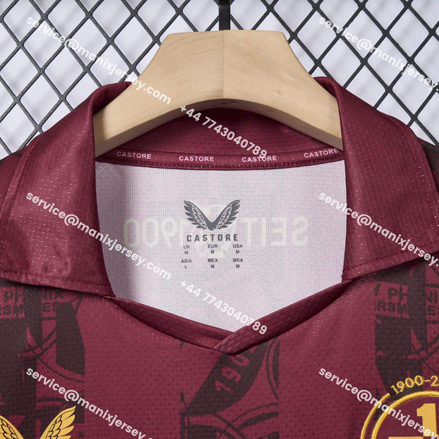 ManixJersey.com | Kaiserslautern 25-26 125-Year Anniversary Jersey - Fans Version -Customize Name, Number and Patch | Worldwide Shipping