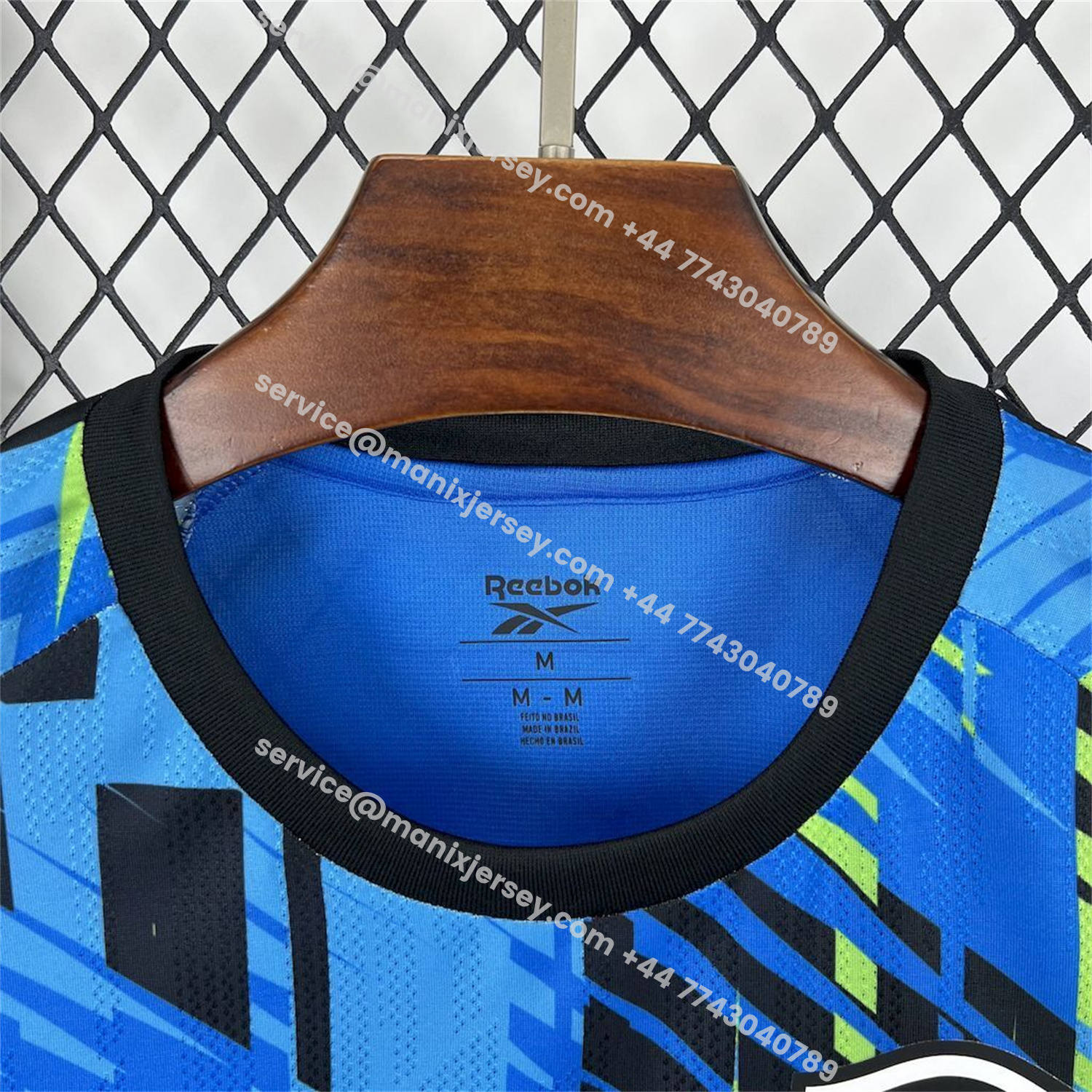 ManixJersey.com | Botafogo 25-26 Goalkeeper Blue Jersey - Fans Version -Customize Name, Number and Patch | Worldwide Shipping