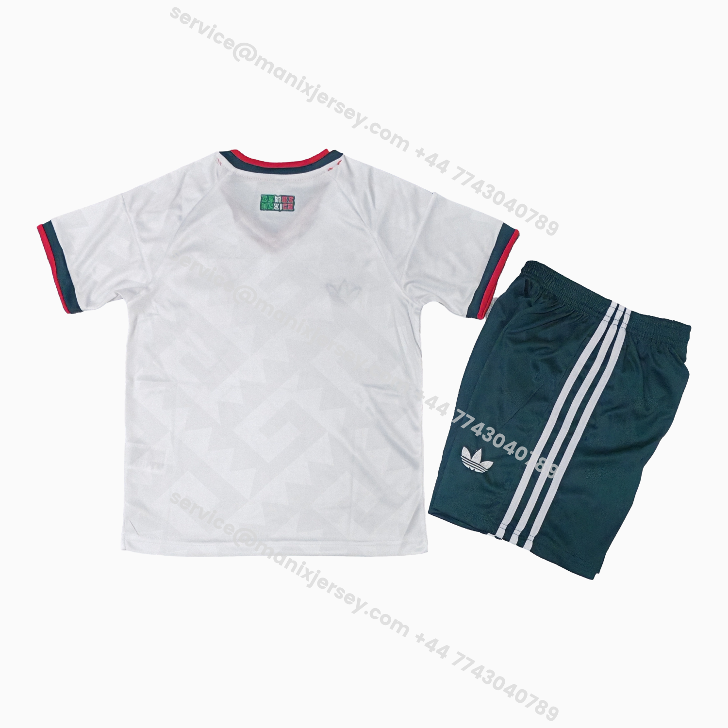ManixJersey.com | Mexico 25-26 Away (Informal-release Version) Kids Kit -Customize Name, Number and Patch | Worldwide Shipping