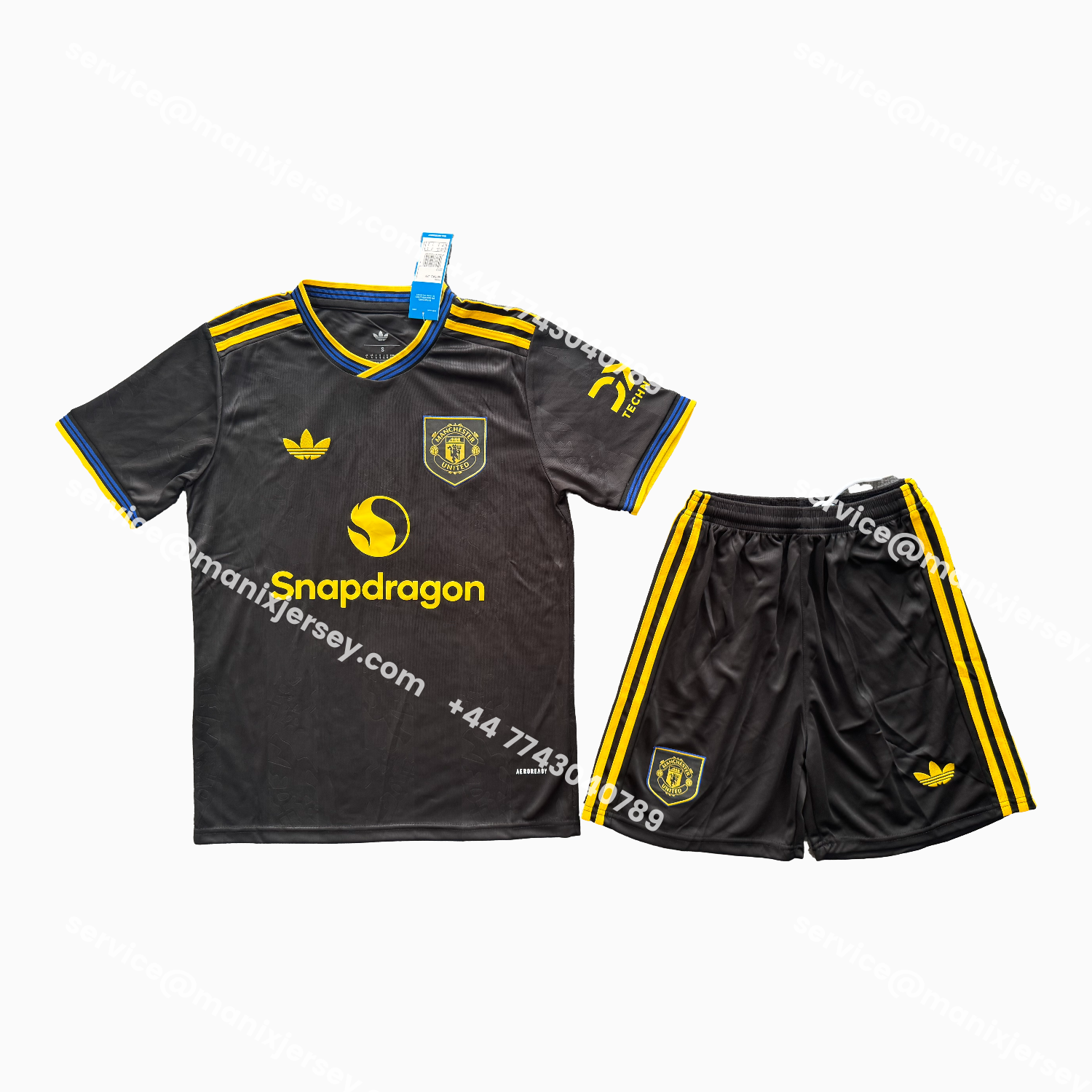 ManixJersey.com | Manchester United 25-26 Third Men's Adult Jersey Set - Fans Version -Customize Name, Number and Patch | Worldwide Shipping