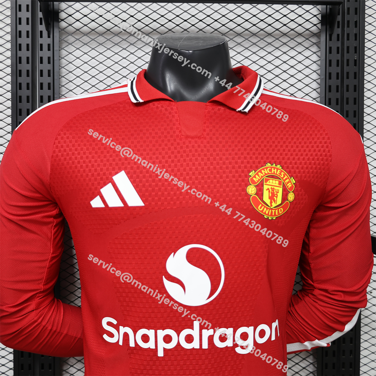 Manchester United 26-27 Home Long Sleeves Jersey - Player Version:football jersey mysite: unitedjerseyfootball 邓江浪:football