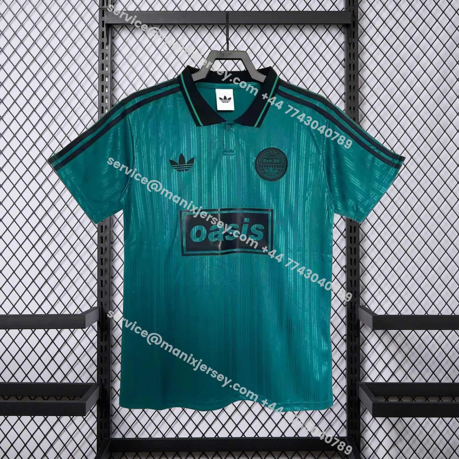 ManixJersey.com | Bohemian 25-26 Oasis Originals Tour Dark Green Jersey With Number 25 - Fans Version -Customize Name, Number and Patch | Worldwide Shipping
