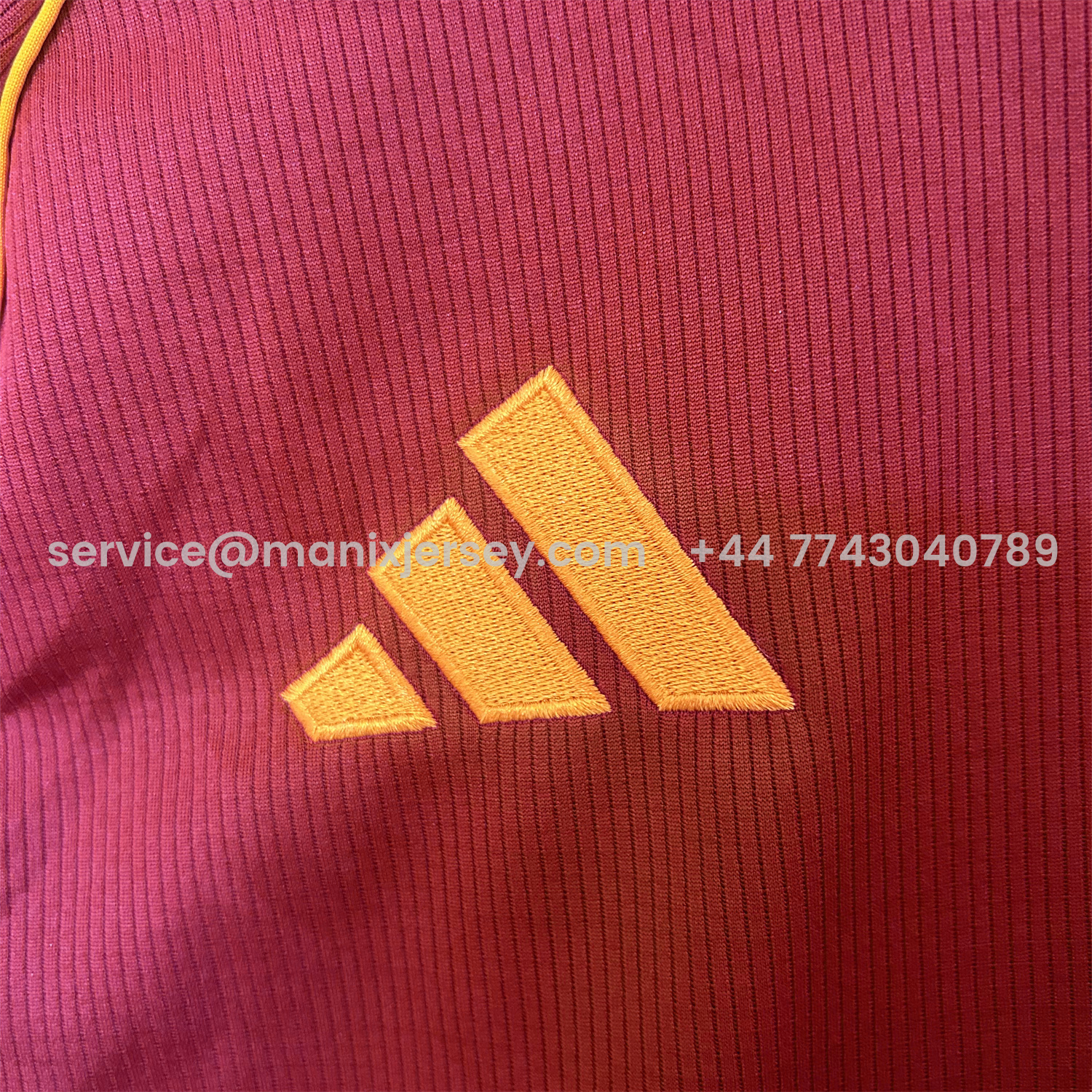 ManixJersey.com | AS Roma 25-26 Home Unsponsored Jersey - Fans Version -Customize Name, Number and Patch | Worldwide Shipping