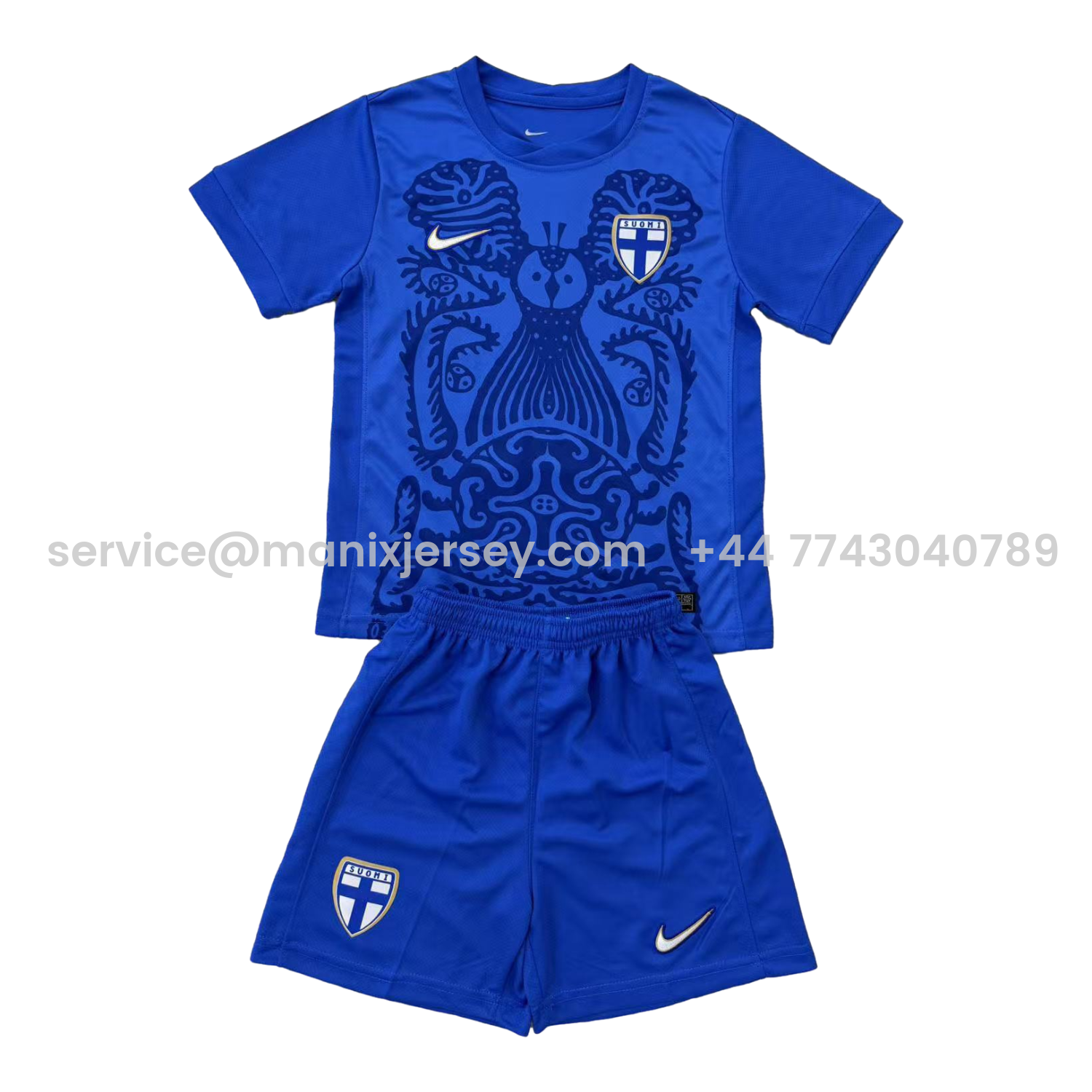 ManixJersey.com | Finland 25-26 Away Men's Adult Jersey Set - Fans Version -Customize Name, Number and Patch | Worldwide Shipping