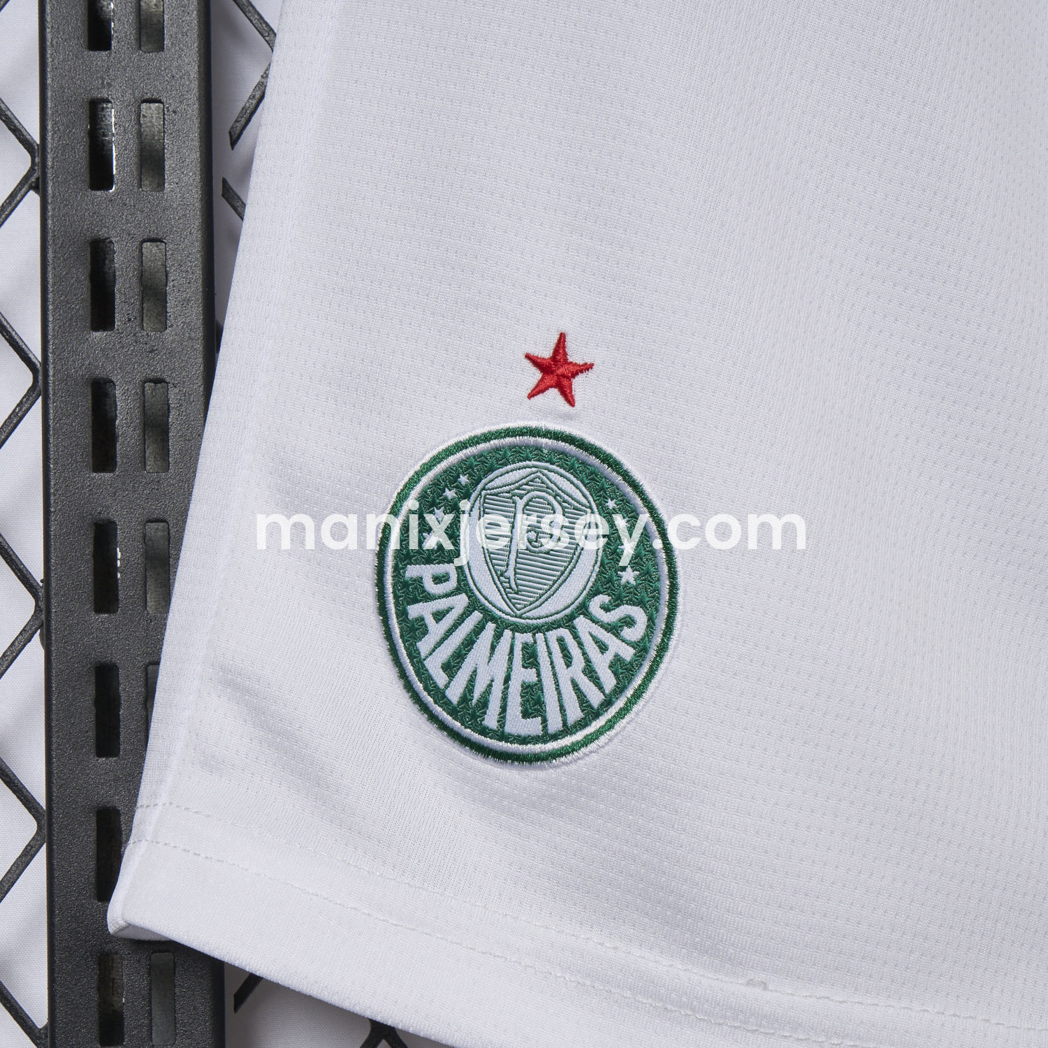 ManixJersey.com | Palmeiras 25-26 White Home Shorts - Fans Version -Customize Name, Number and Patch | Worldwide Shipping