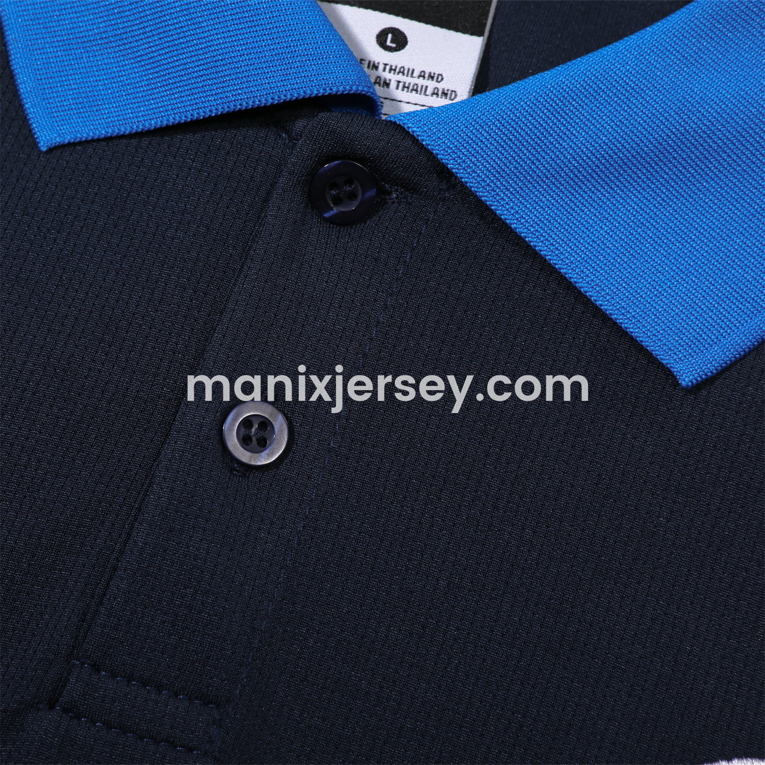ManixJersey.com | C.H.E.L.S.E.A 25-26 POLO Short-Sleeve Training Set - Deep Blue Top and Pants -Customize Name, Number and Patch | Worldwide Shipping