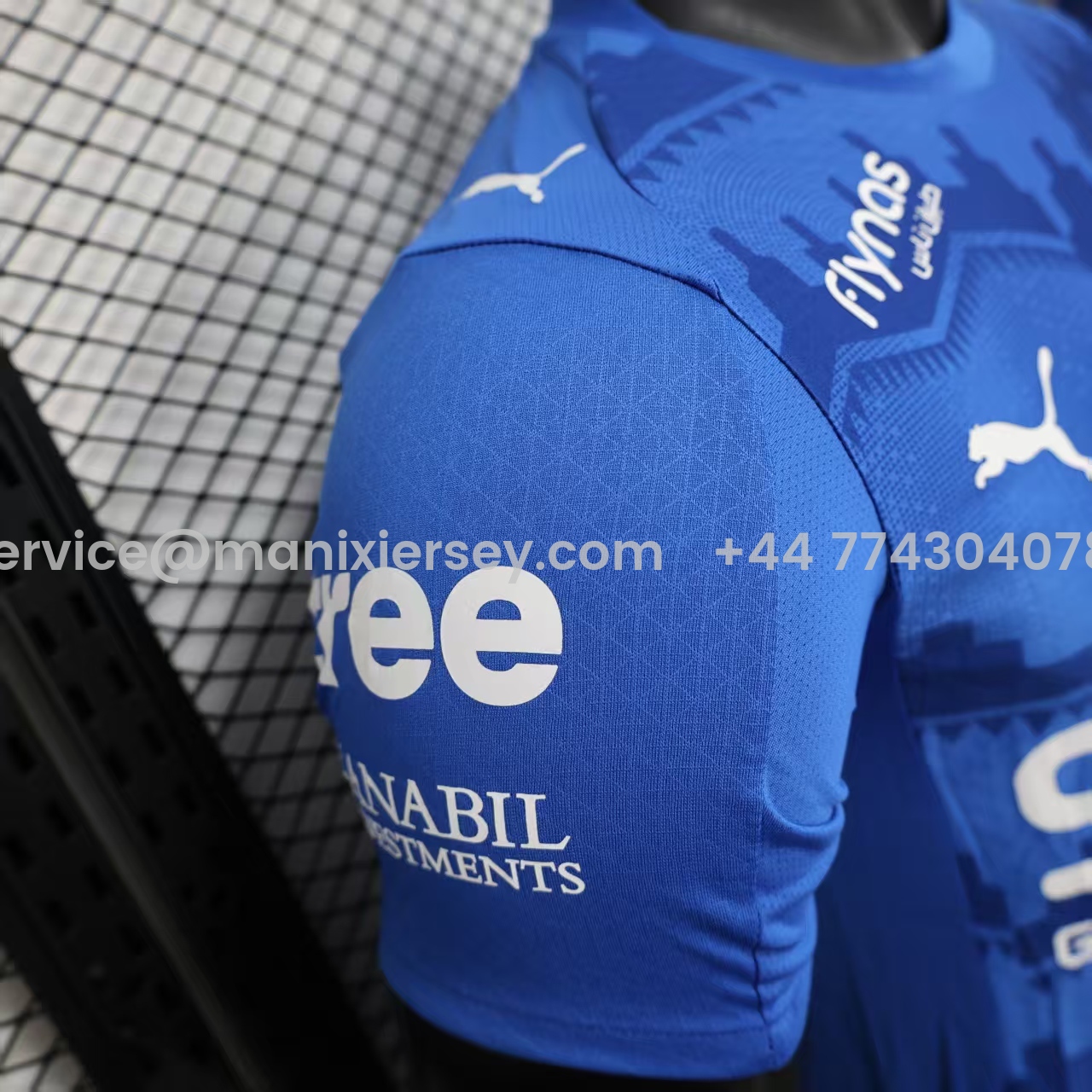 ManixJersey.com | Al Hilal Riyadh Crescent 25-26 Home Blue Jersey - Player Version -Customize Name, Number and Patch | Worldwide Shipping