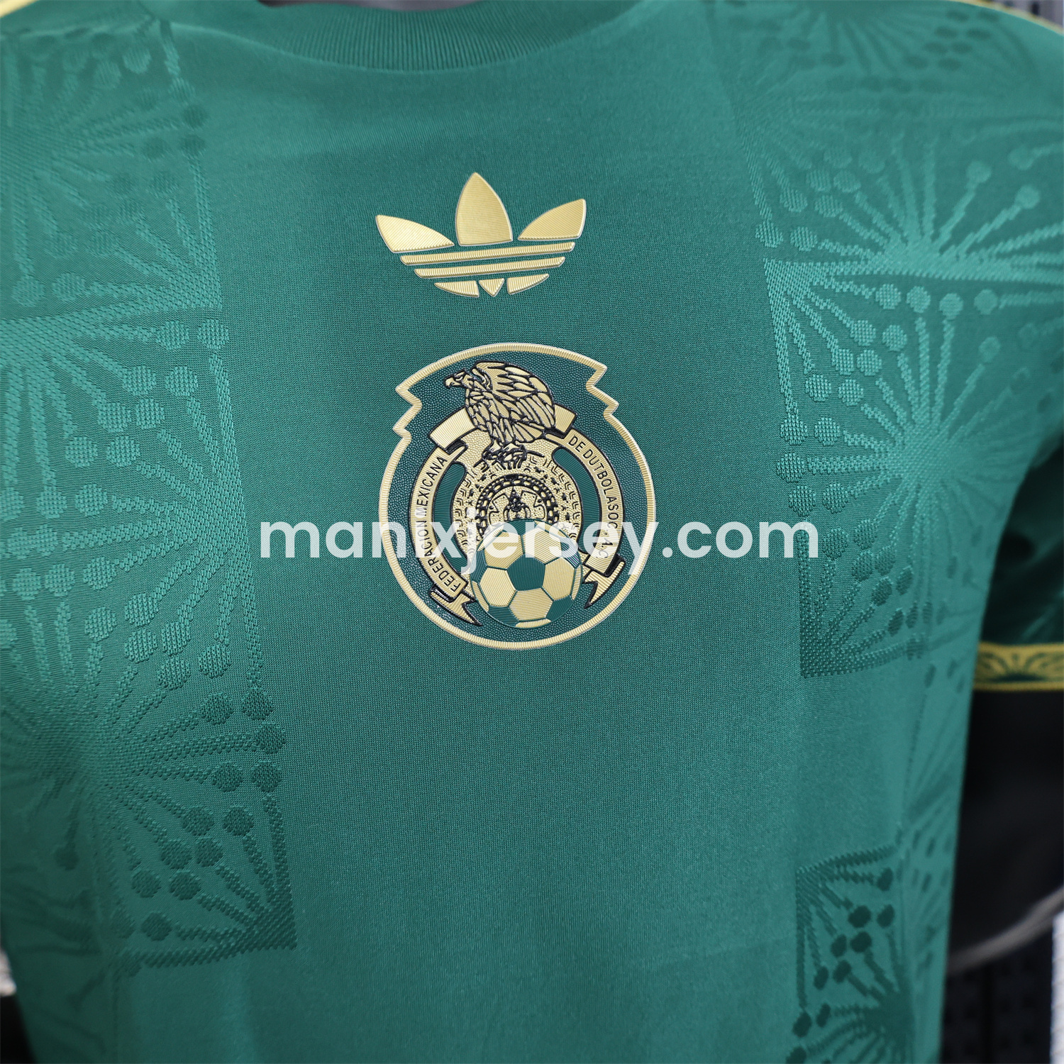 ManixJersey.com | Mexico 2025 Gold Cup Special Edition Green Jersey - Player Version -Customize Name, Number and Patch | Worldwide Shipping